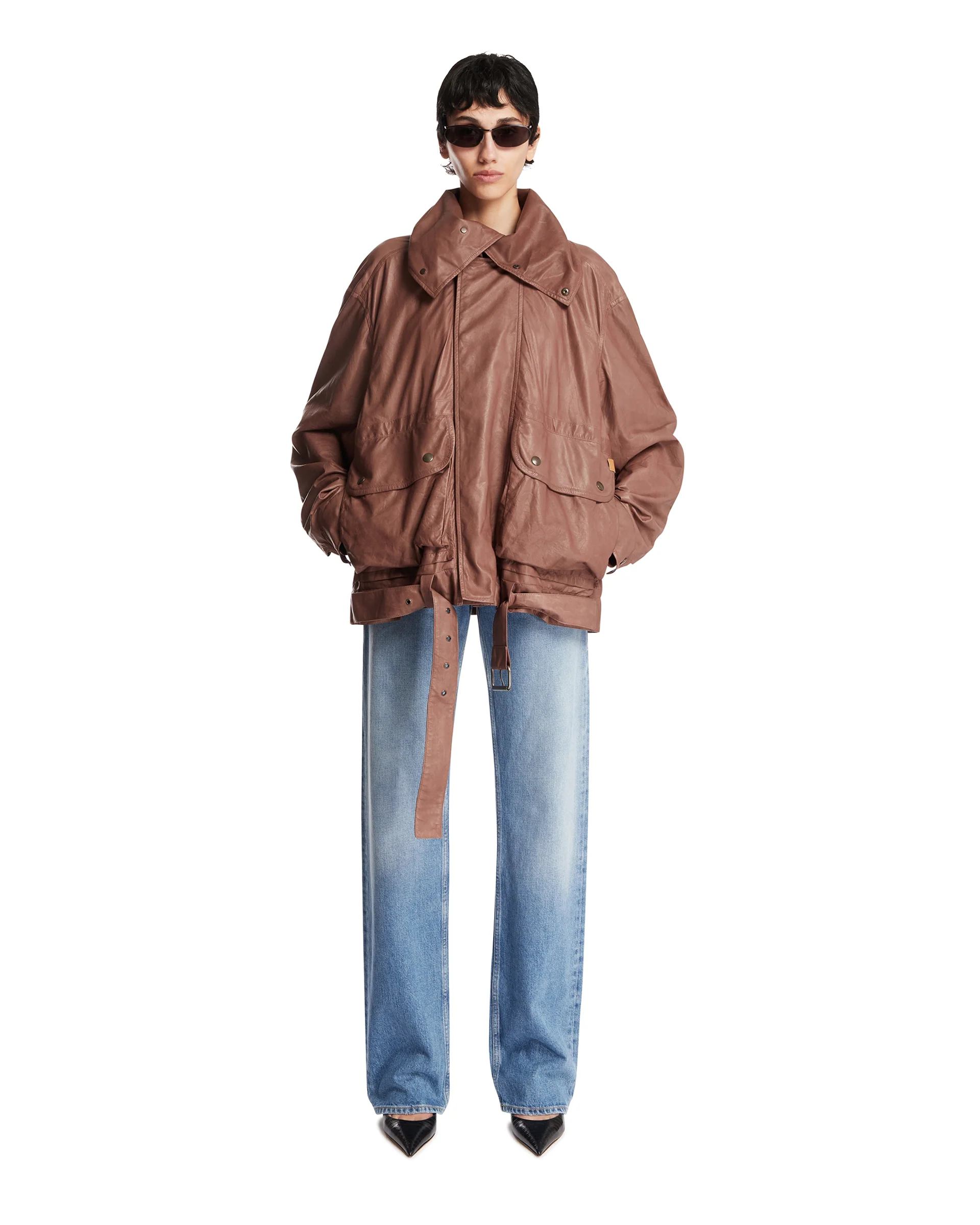 Giubbotto Bomber Isa Marrone - Image 3