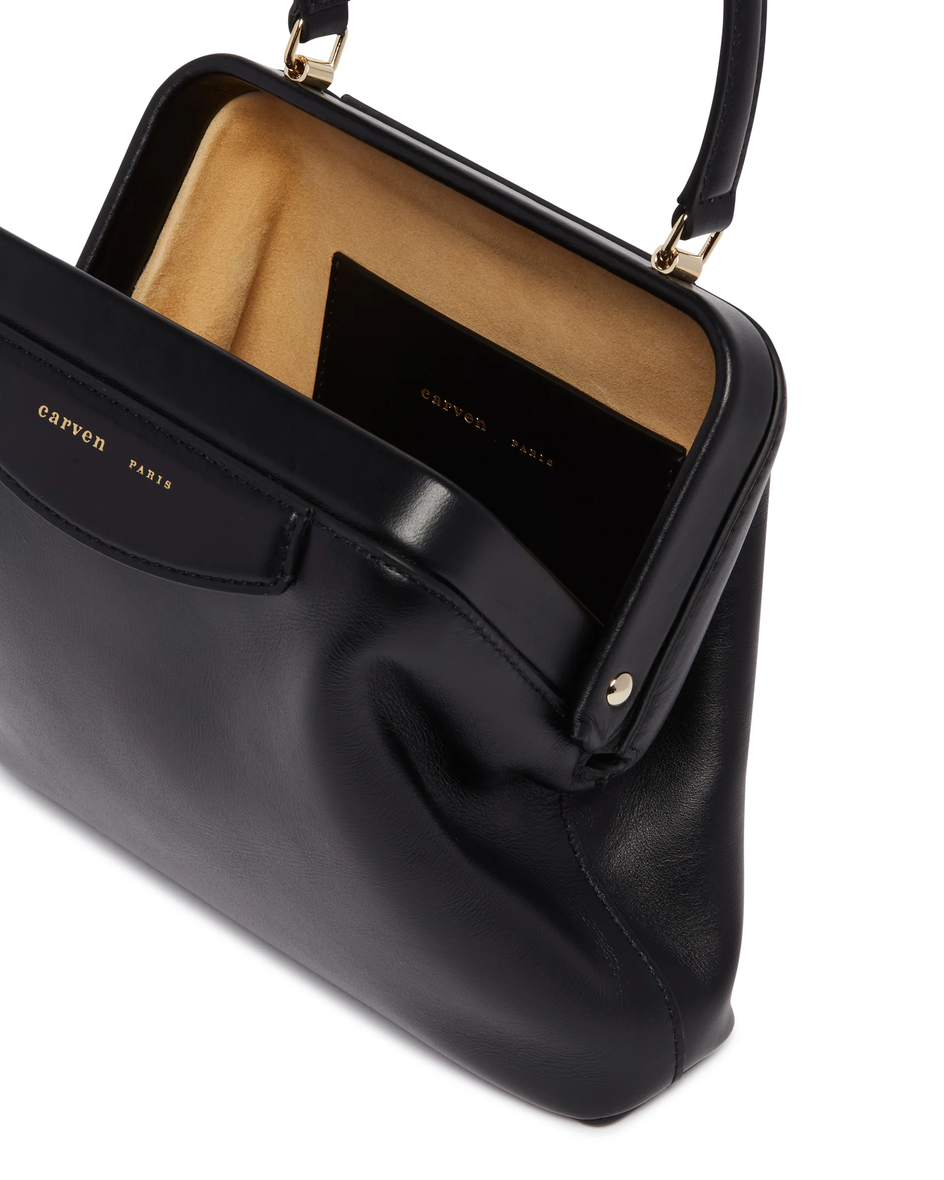 Borsa Carmen Mini In Pelle Nera - Image 4