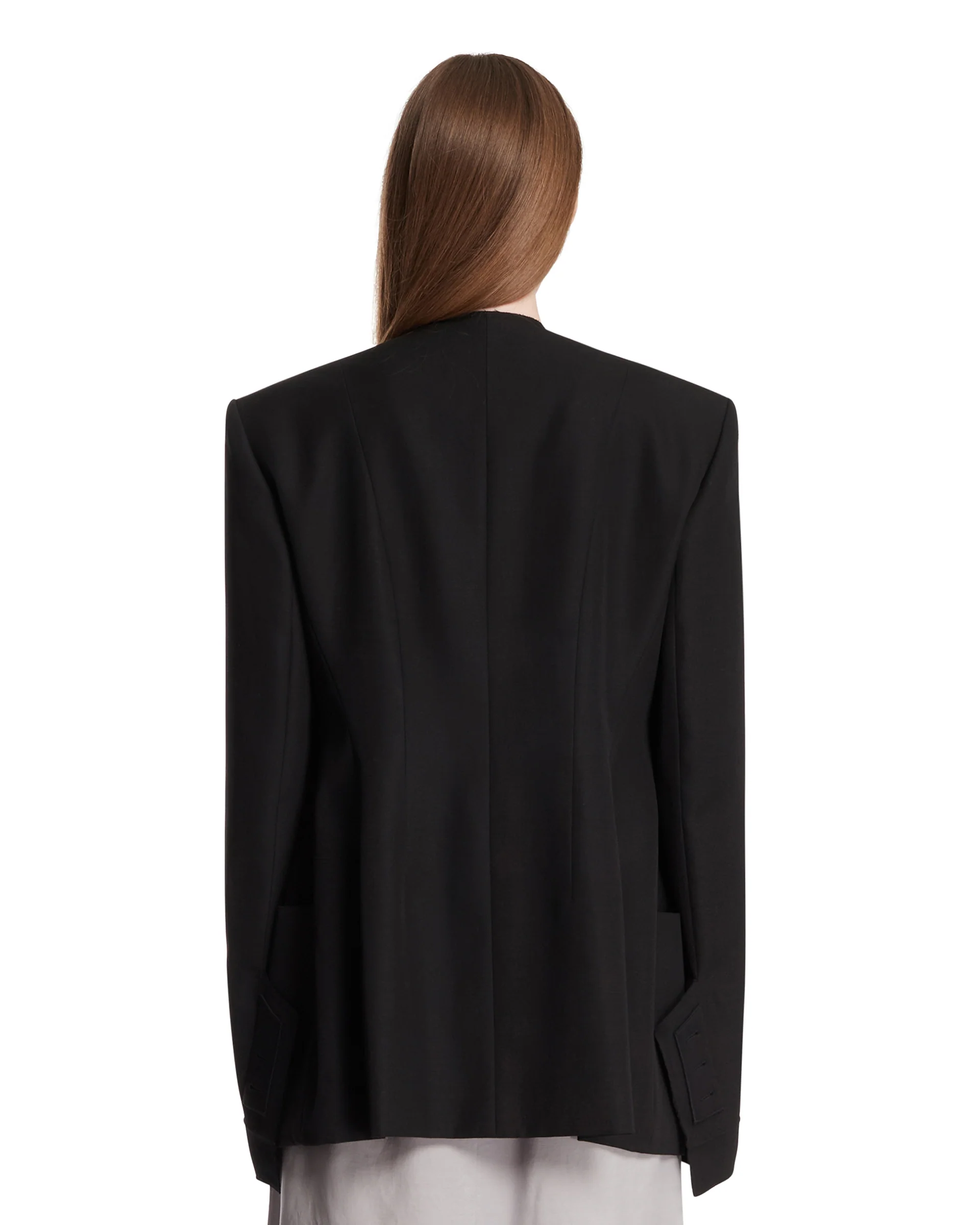 Giacca Con Spalline Nera - Image 5