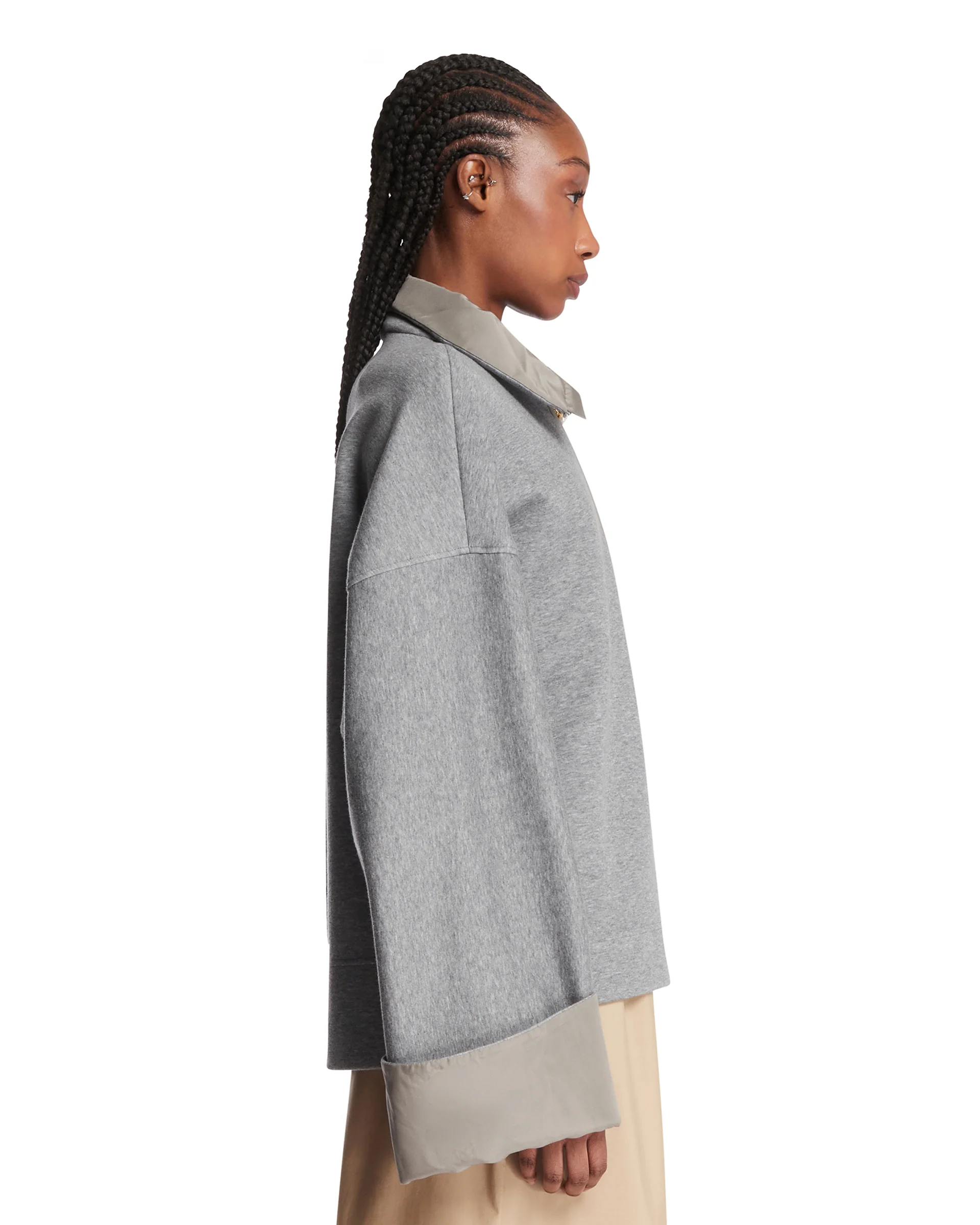 Maglione A Collo Alto Grigio - Image 4