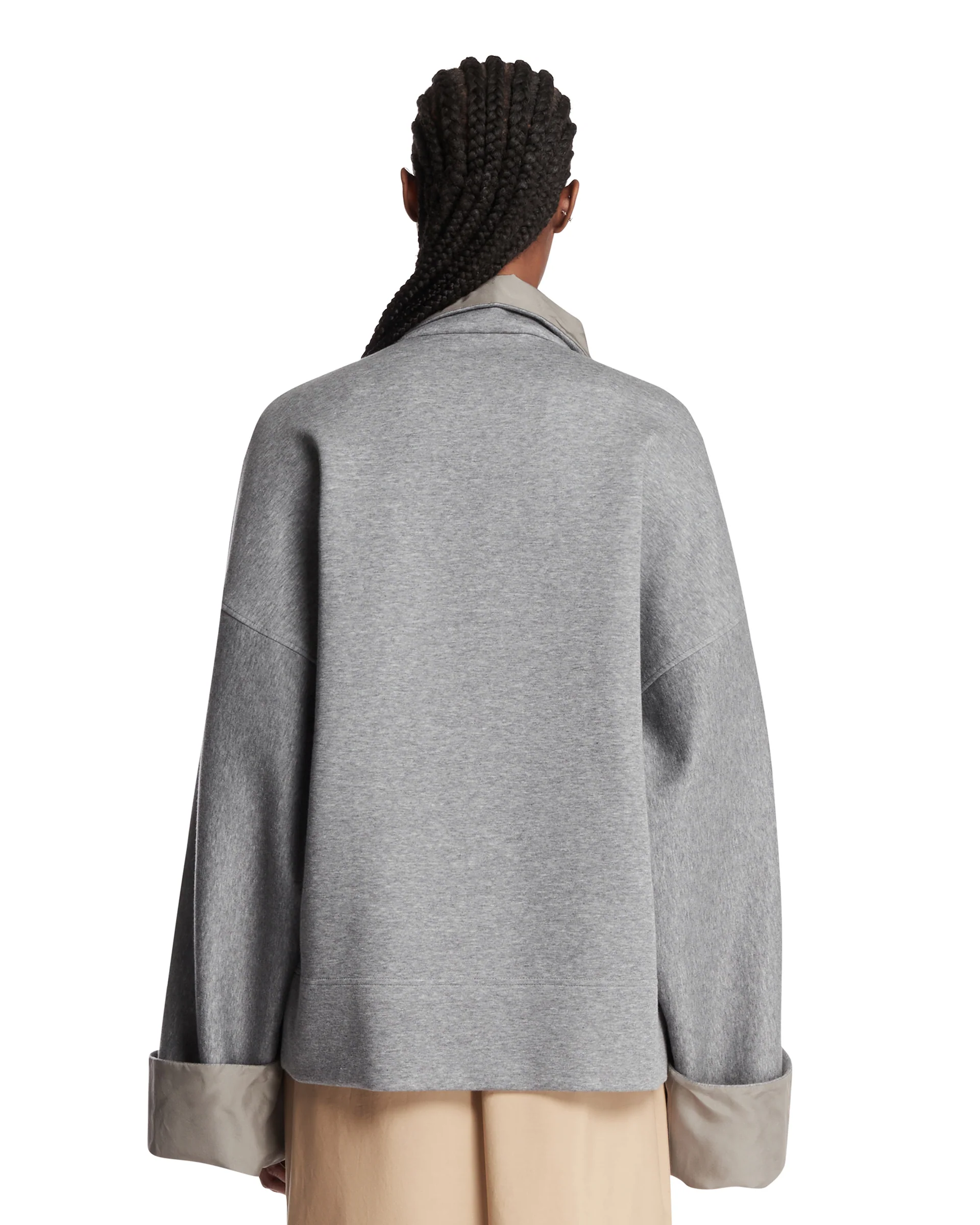Maglione A Collo Alto Grigio - Image 5