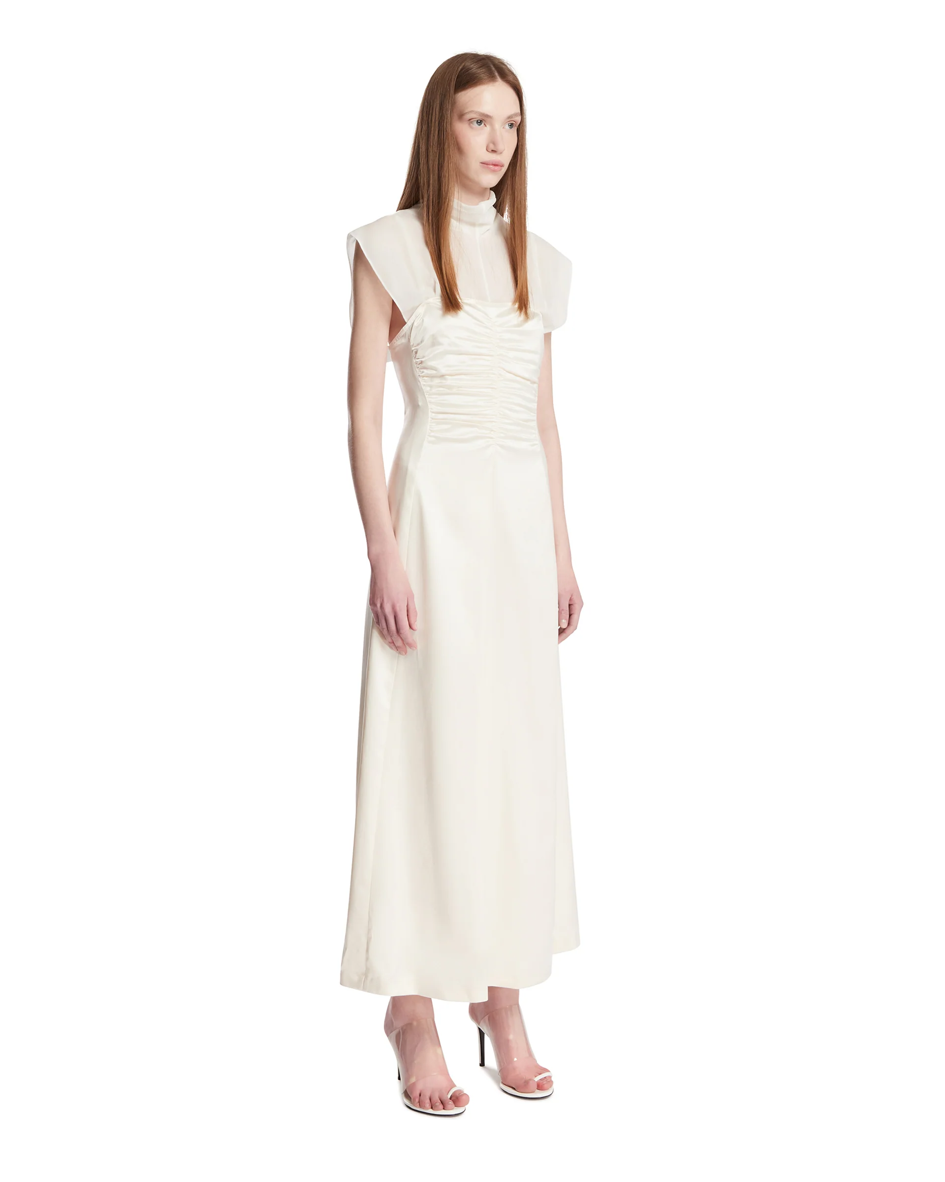 Abito Midi In Seta Bianco - Image 2