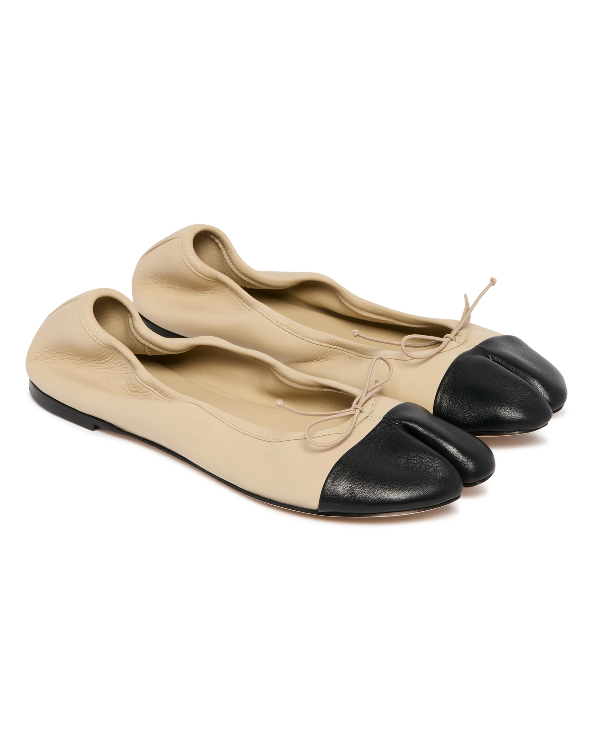 Ballerine Stretch Tabi Beige - Image 3