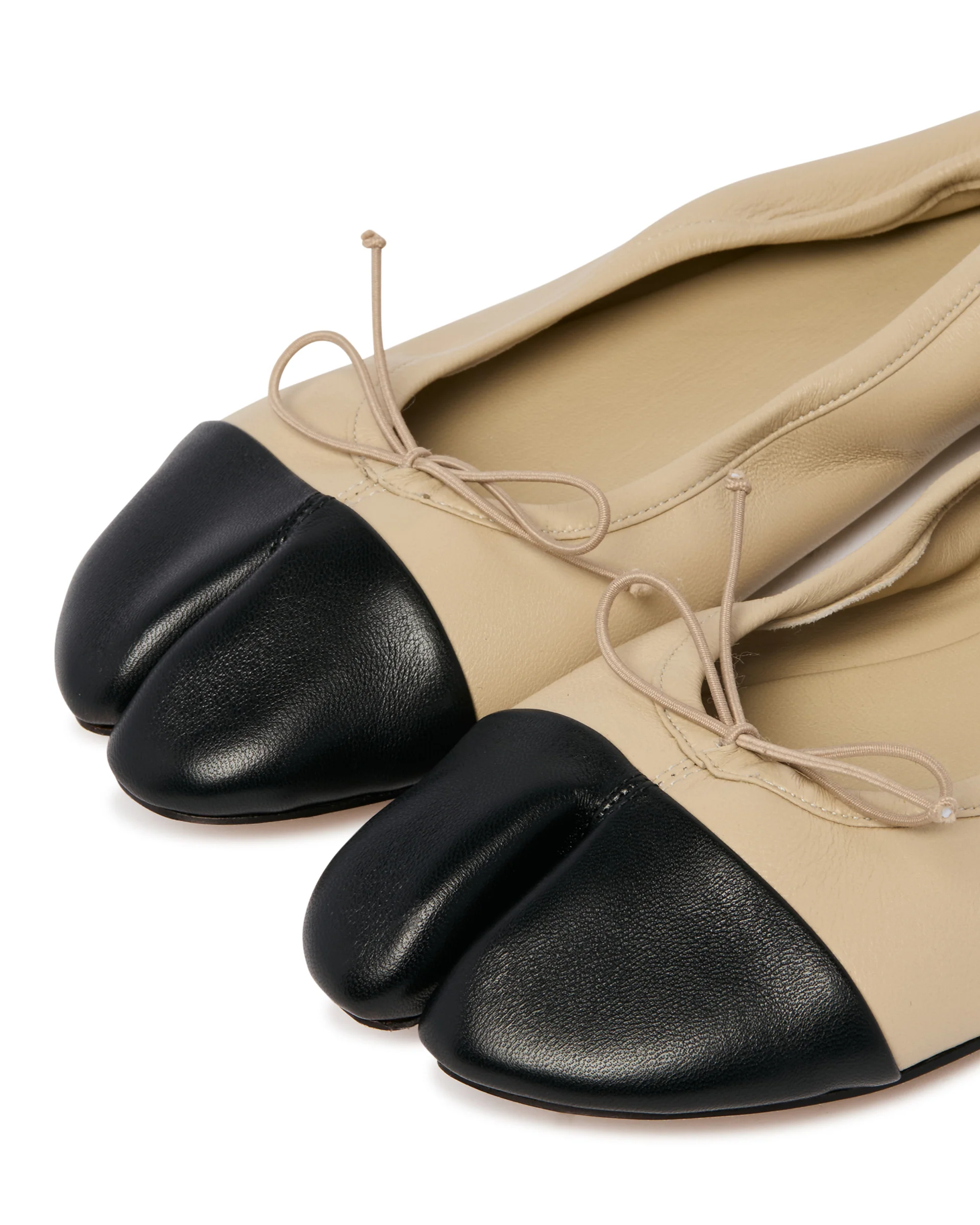 Ballerine Stretch Tabi Beige - Image 6