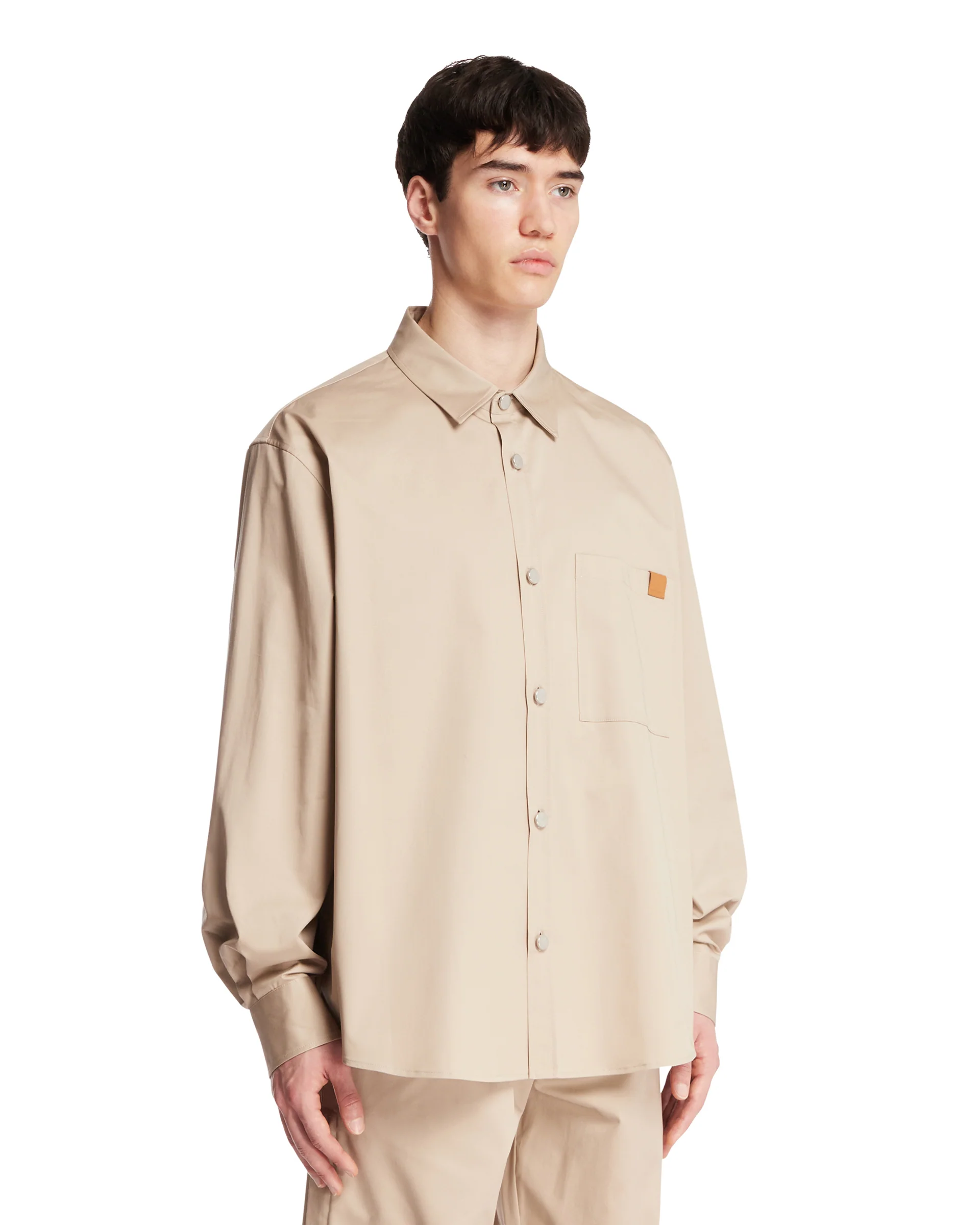 Camicia In Cotone Beige - Image 2