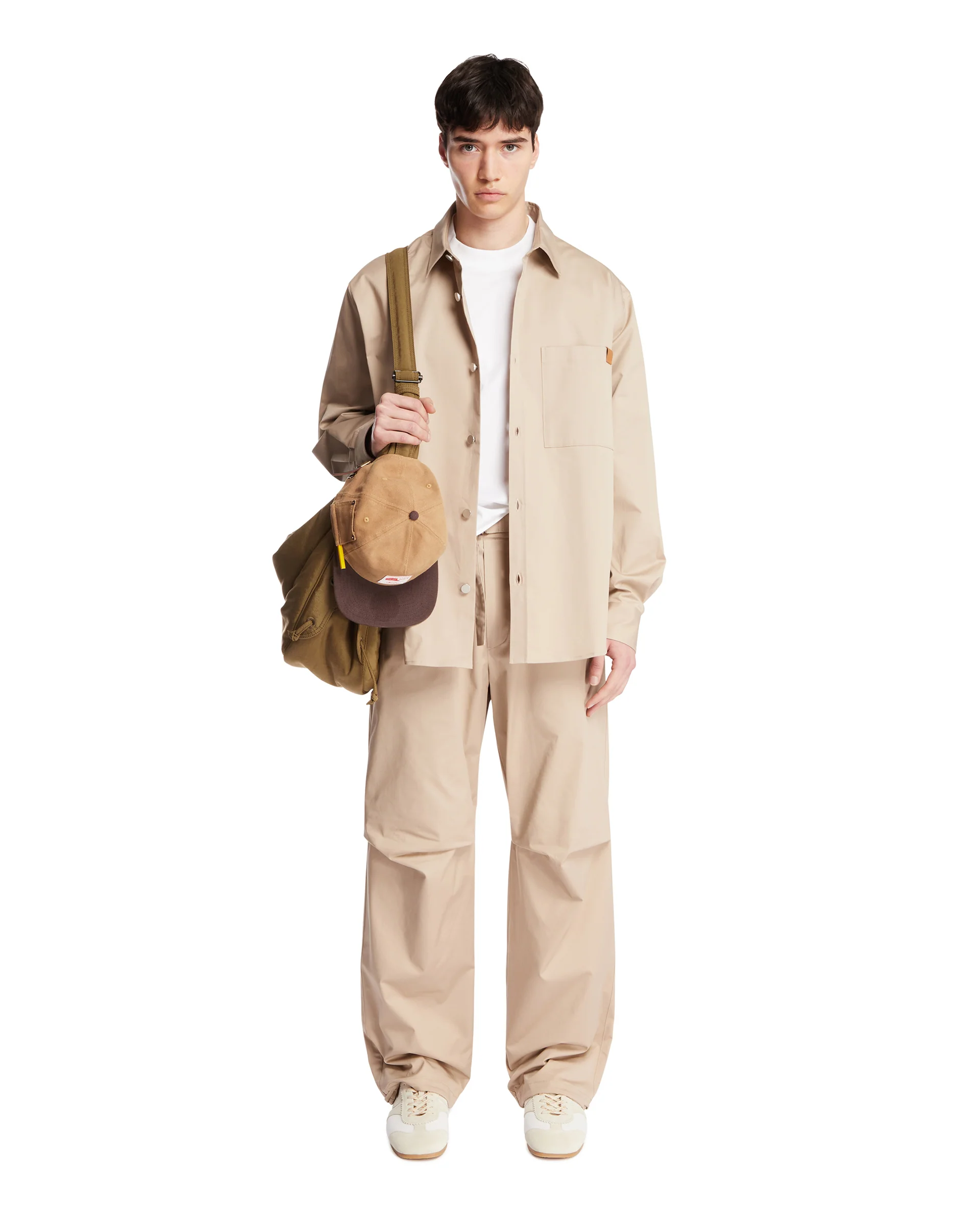 Camicia In Cotone Beige - Image 3