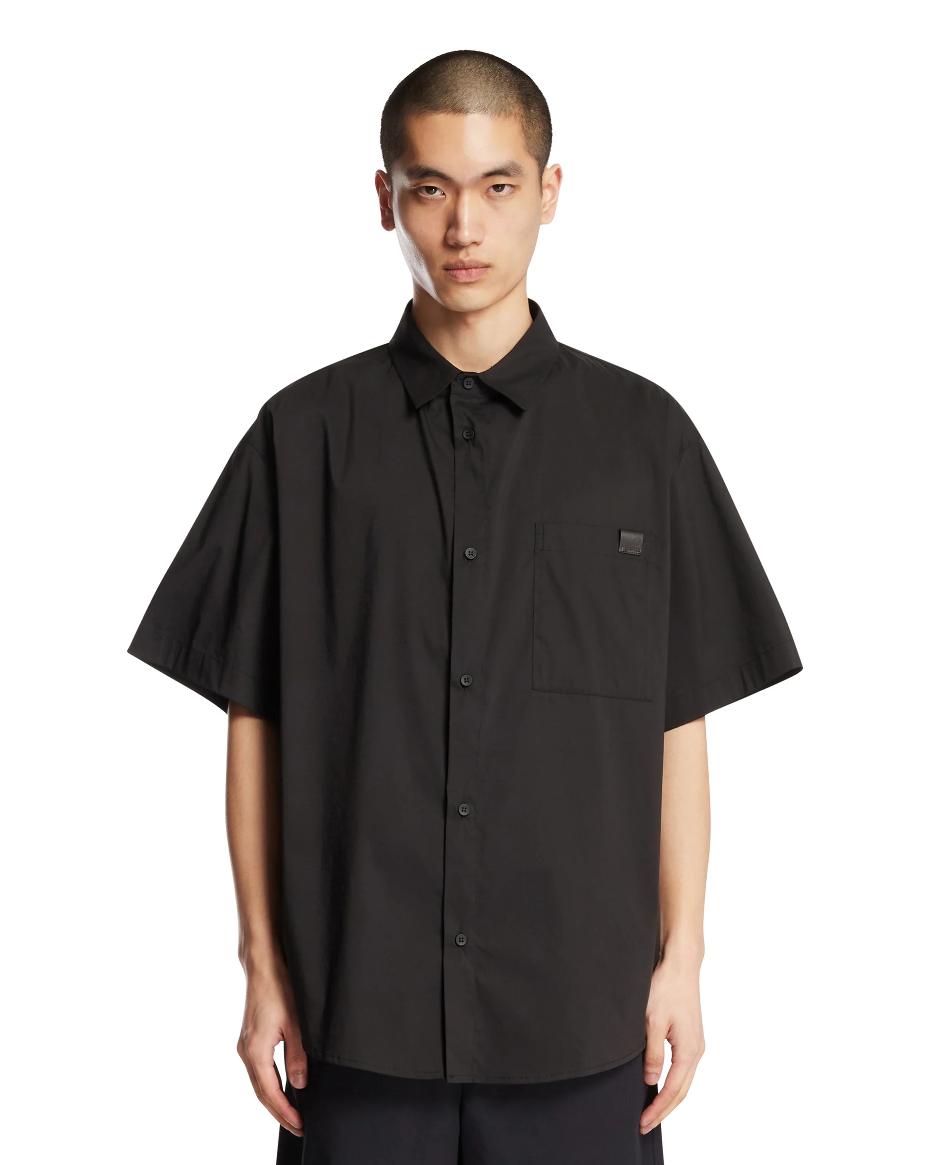 Camicia Karl In Cotone Nera
