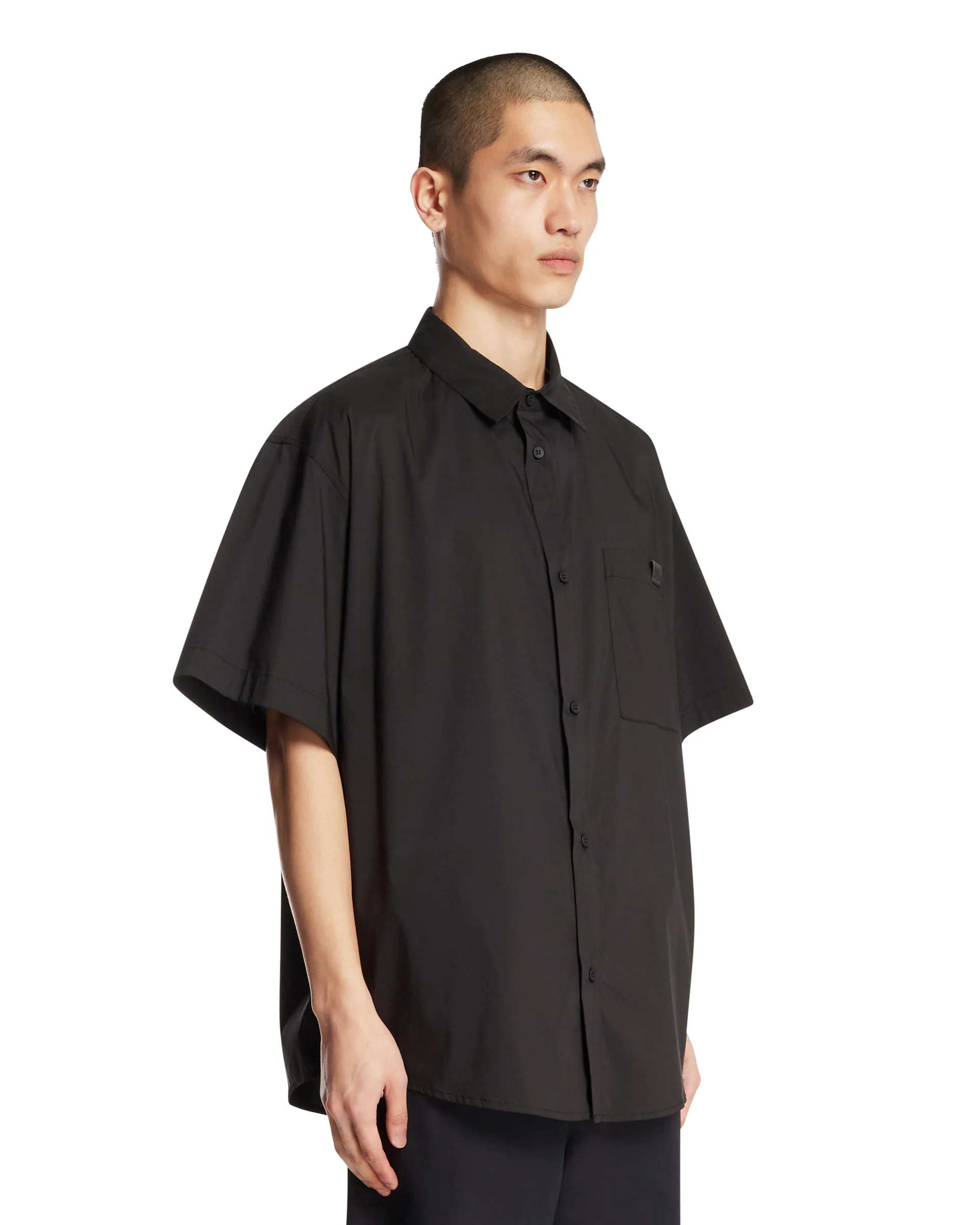 Camicia Karl In Cotone Nera - Image 2
