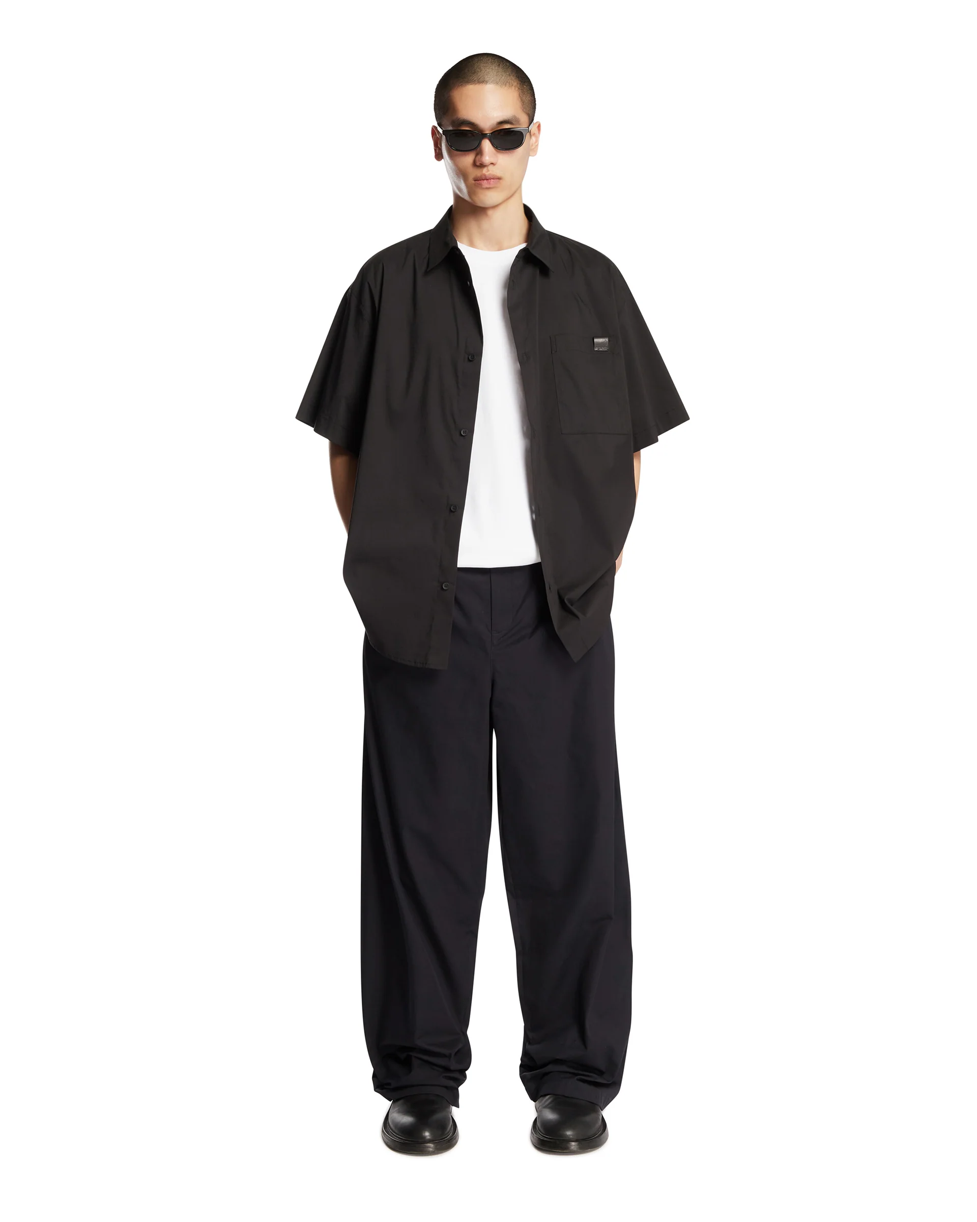 Camicia Karl In Cotone Nera - Image 3