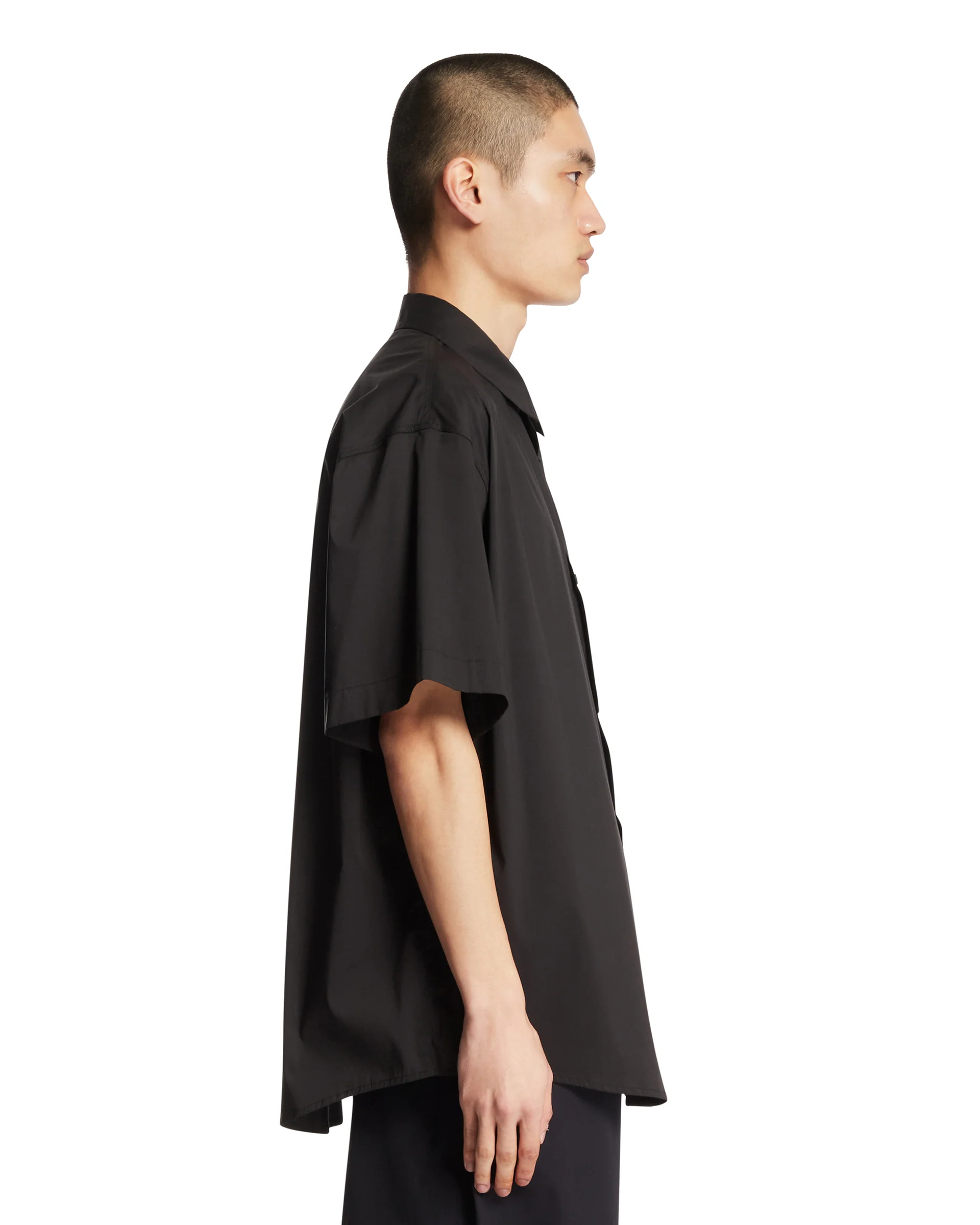 Camicia Karl In Cotone Nera - Image 4