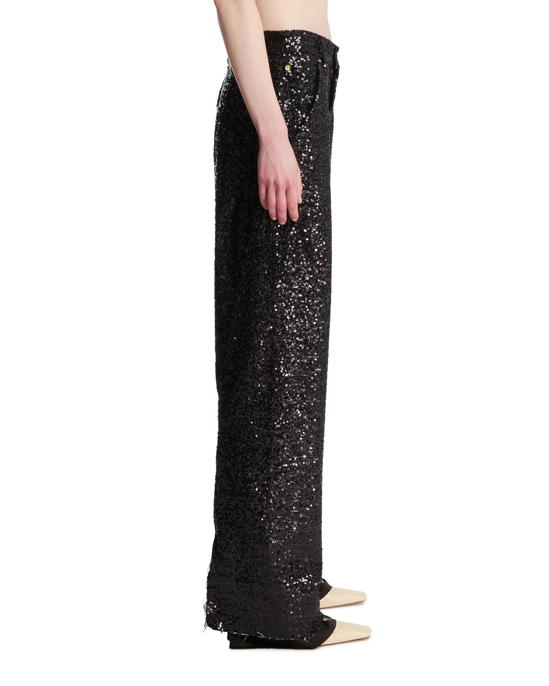 Jeans Sienna Con Paillettes Neri - Image 4