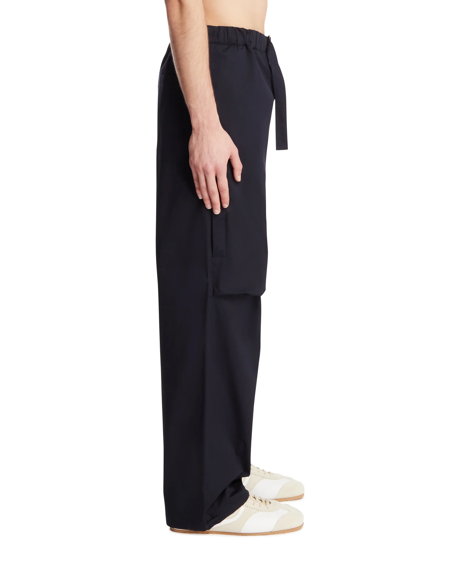 Pantaloni Jordan In Cotone Blu - Image 4