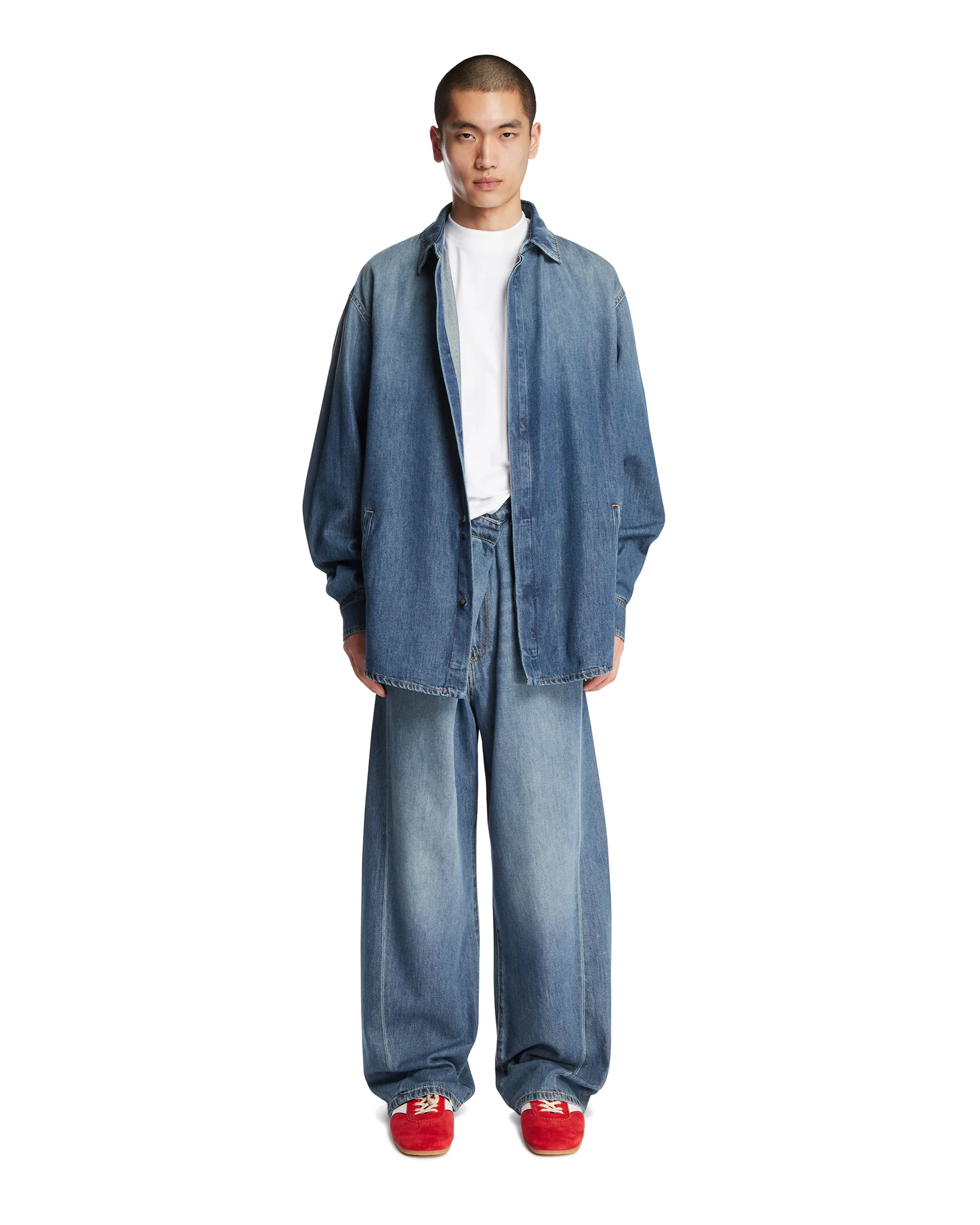 Jeans Ined Fold Over Blu - Image 3