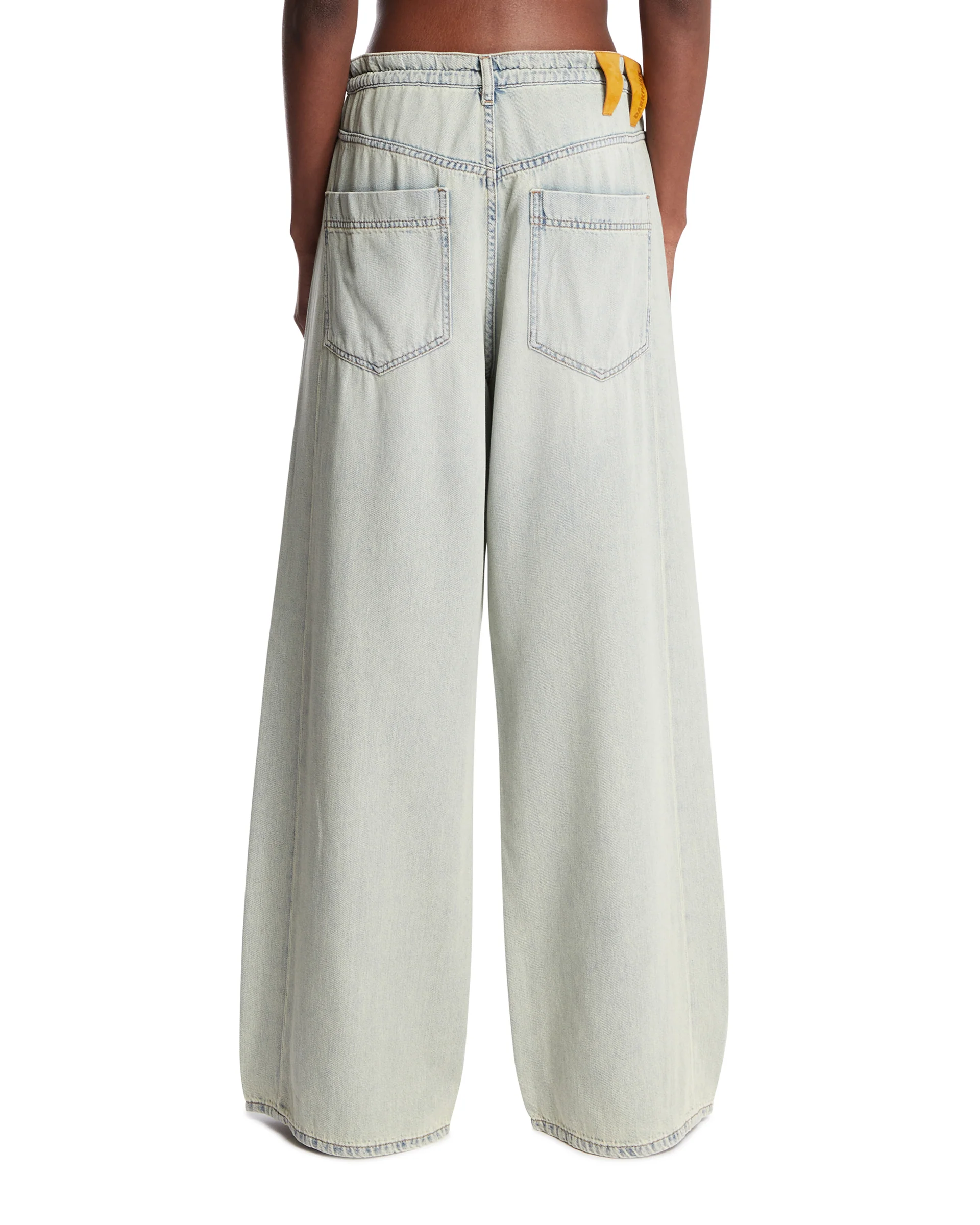Jeans Iris Con Coulisse Blu - Image 5