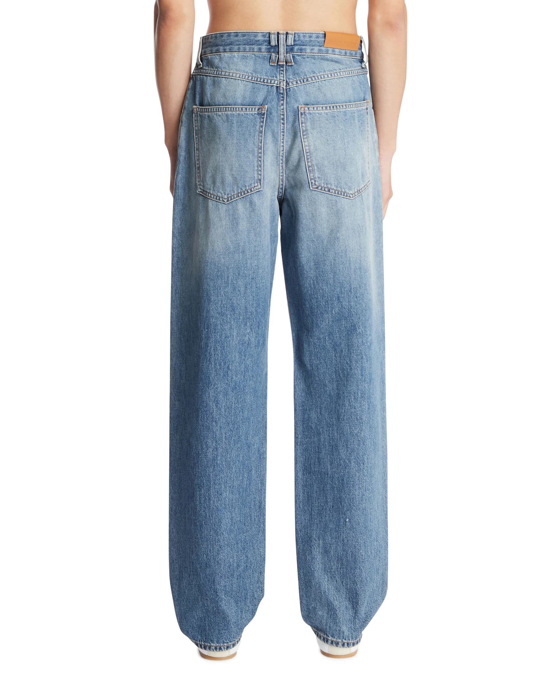 Jeans A Gamba Dritta Mark Blu - Image 5