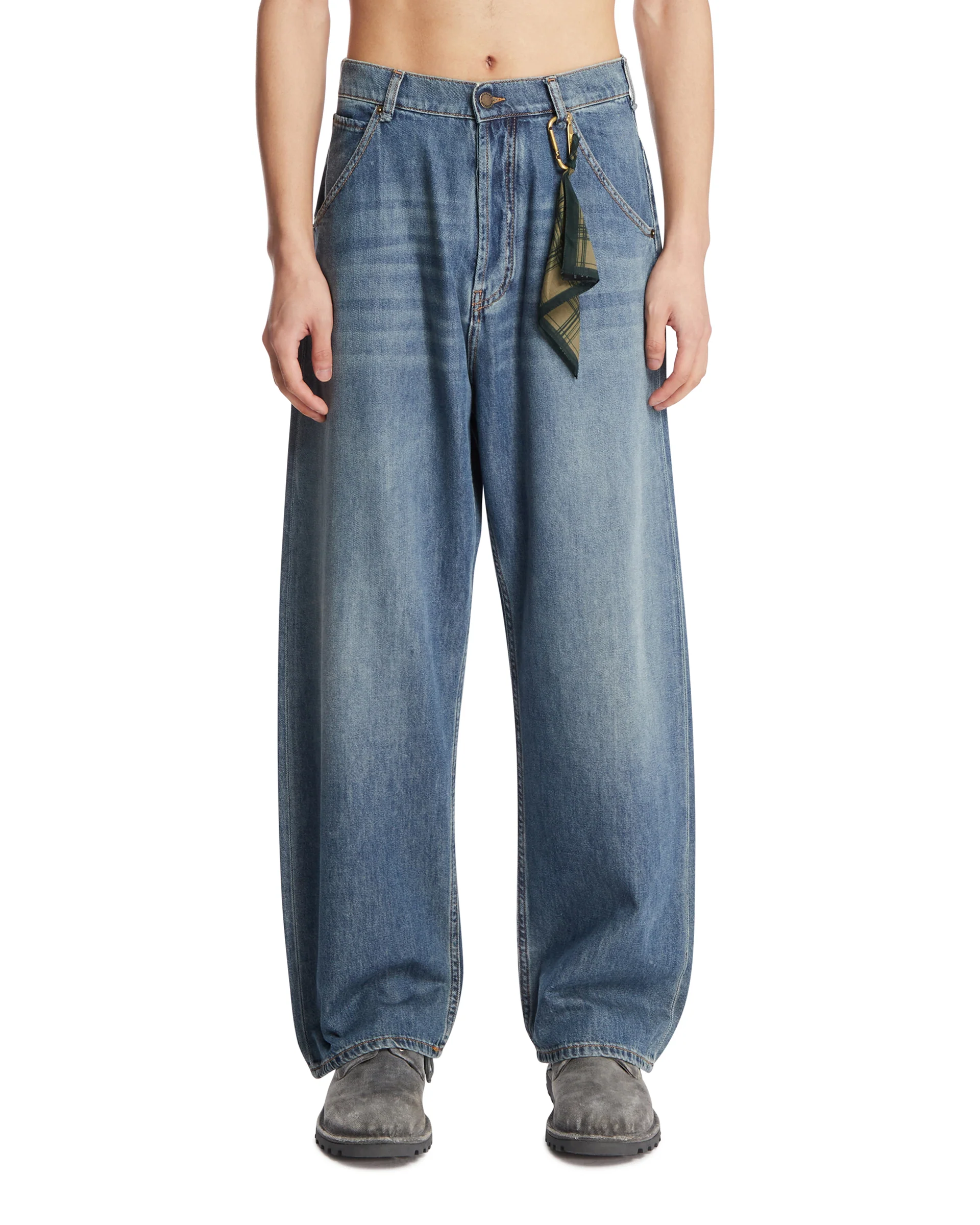 Jeans Ampi Blu