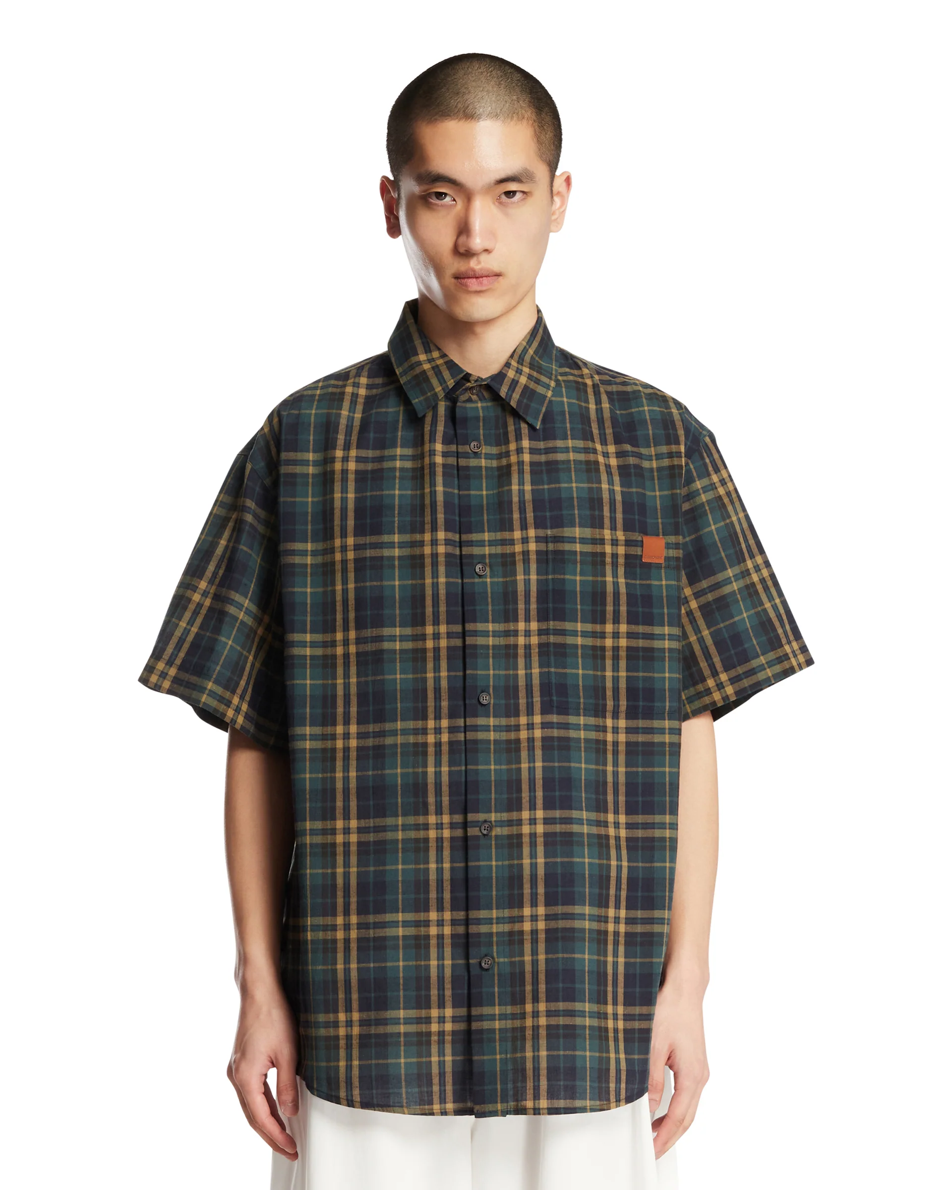 Camicia Karl A Quadri Verde