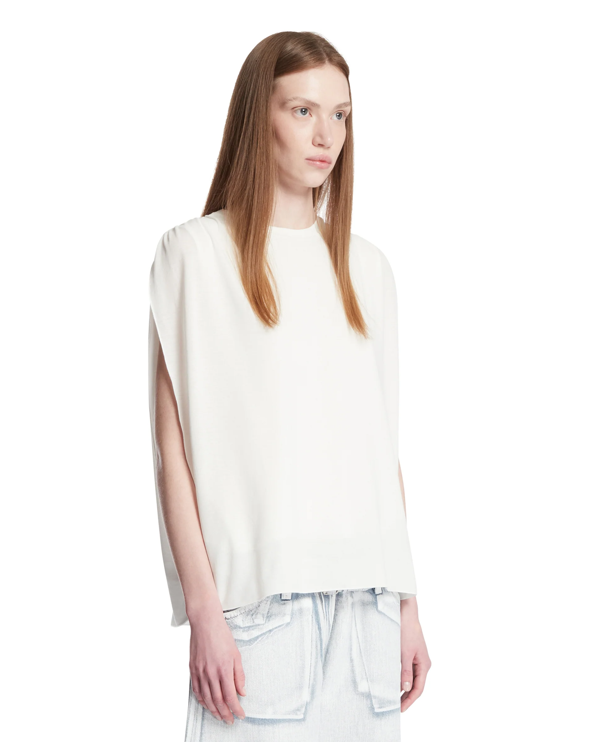 Top Drappeggiato Bianco - Image 2