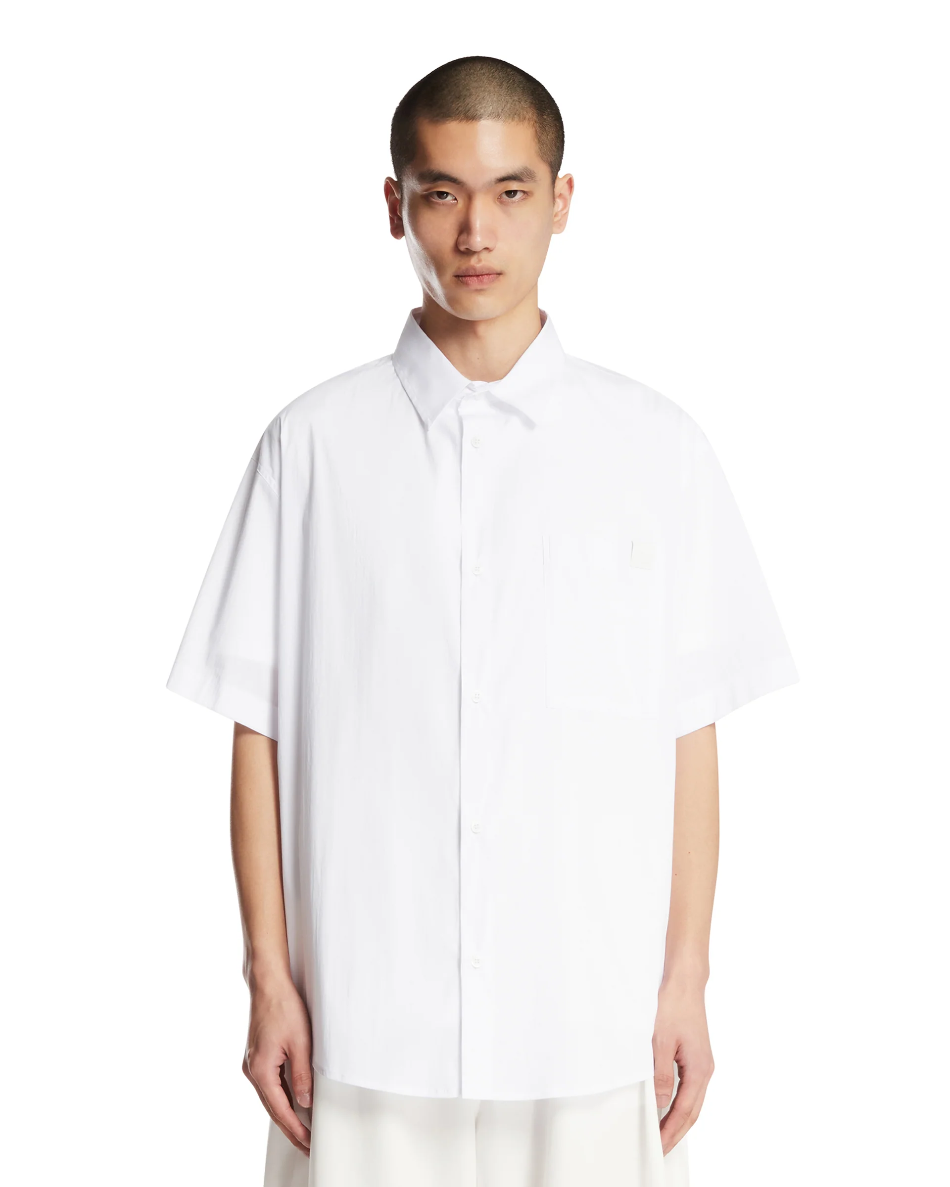 Camicia Karl In Cotone Bianca