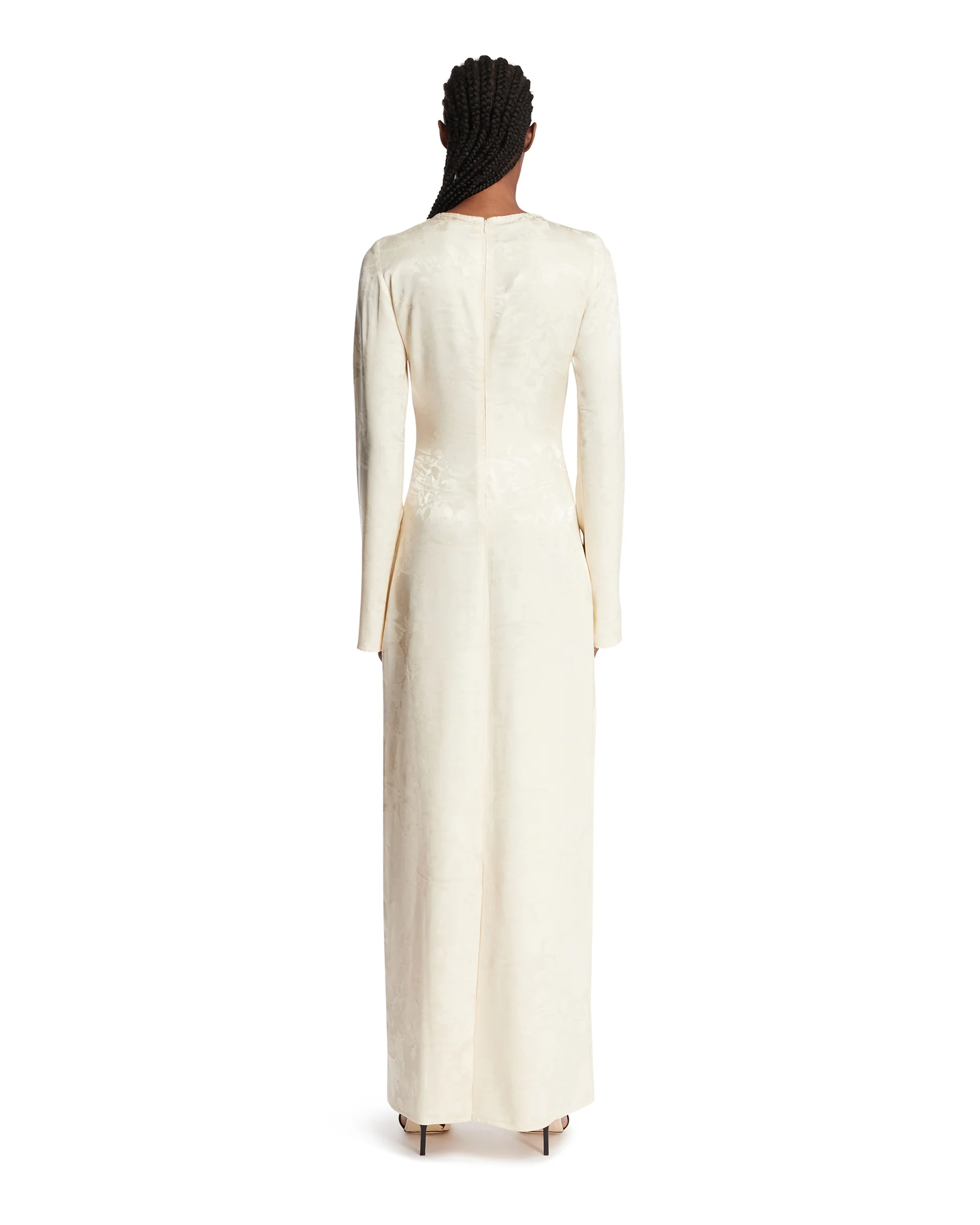 Abito Jacquard Bianco - Image 5