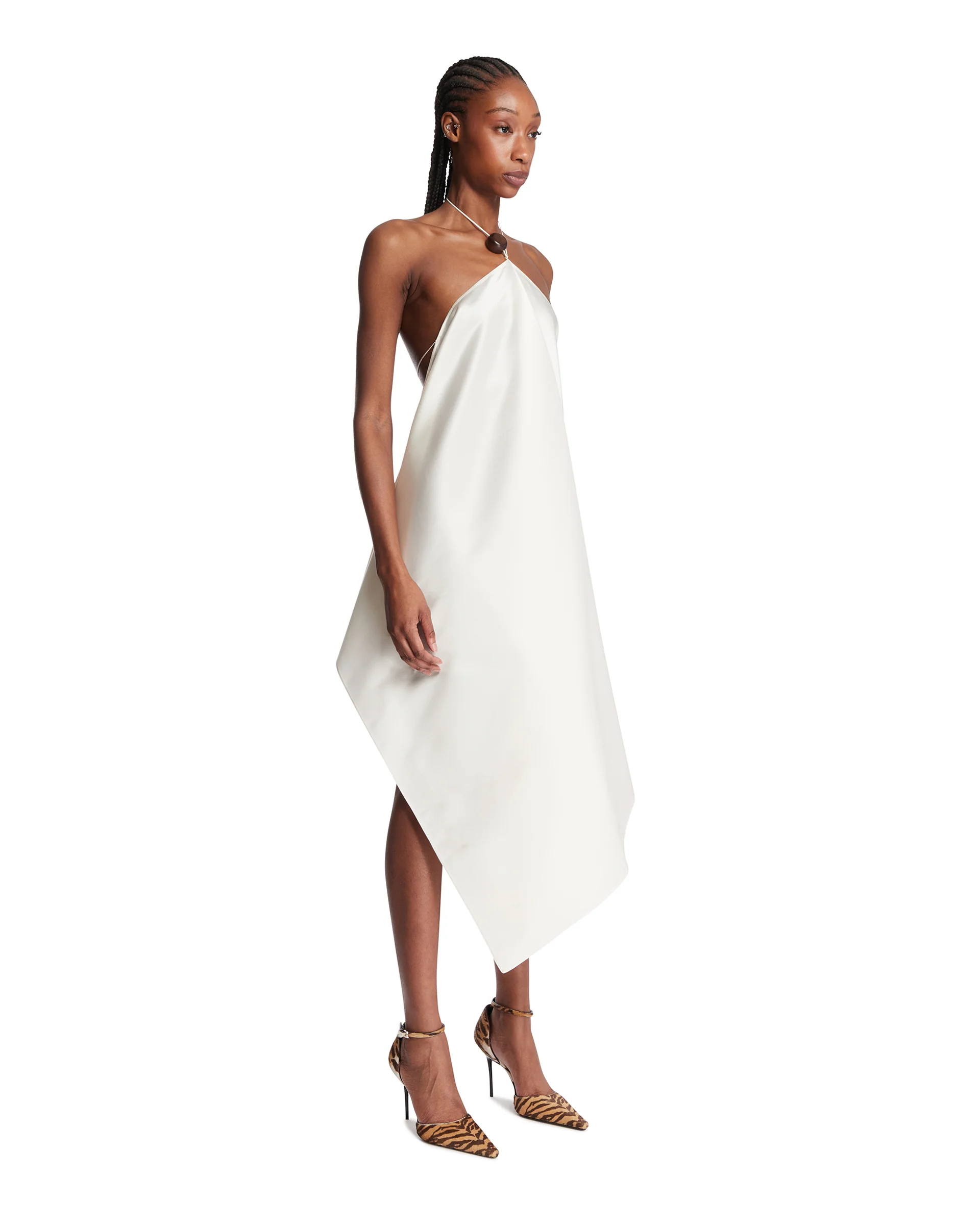Top Oversize In Seta Bianco - Image 2