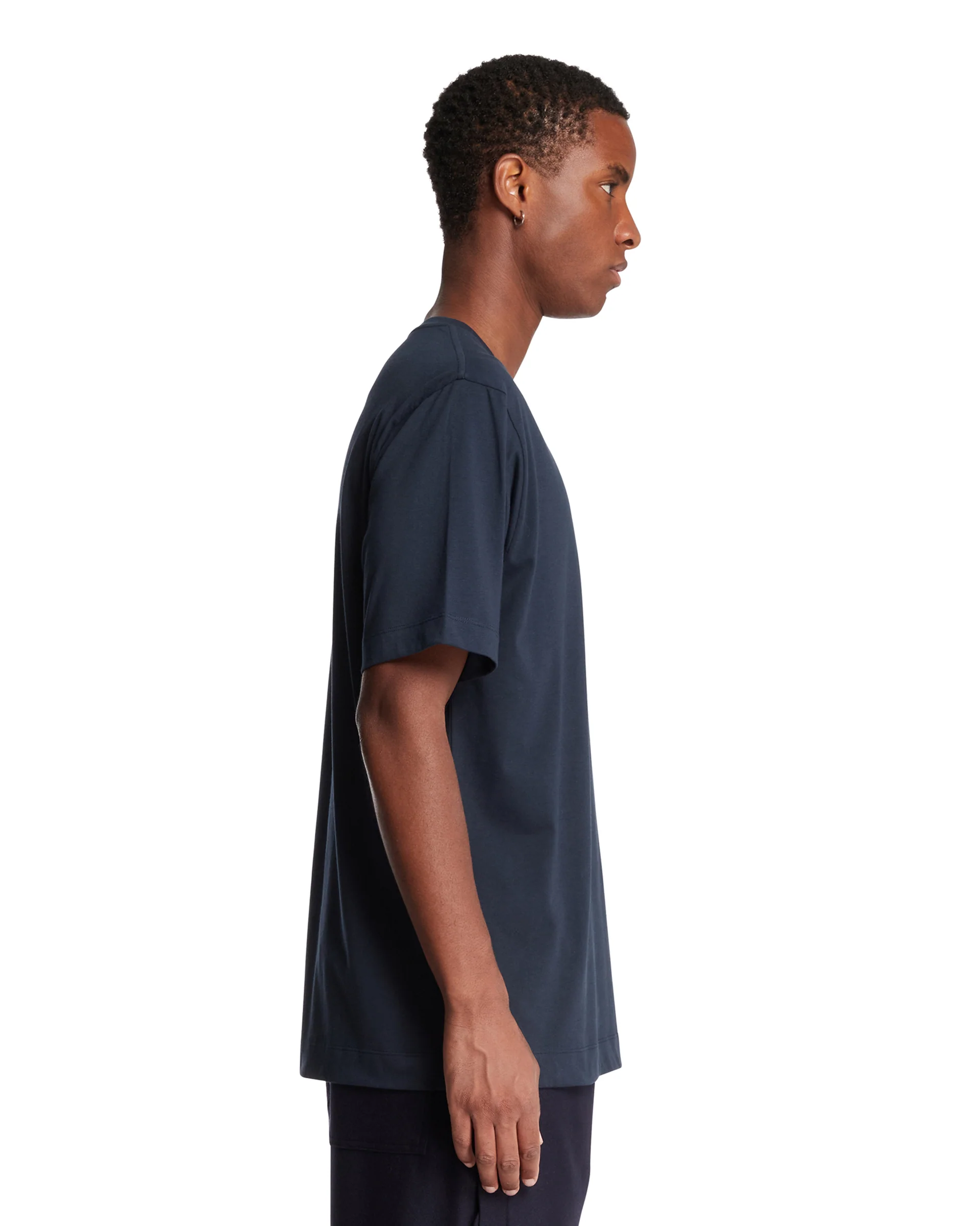 T-Shirt Girocollo Blu - Image 4