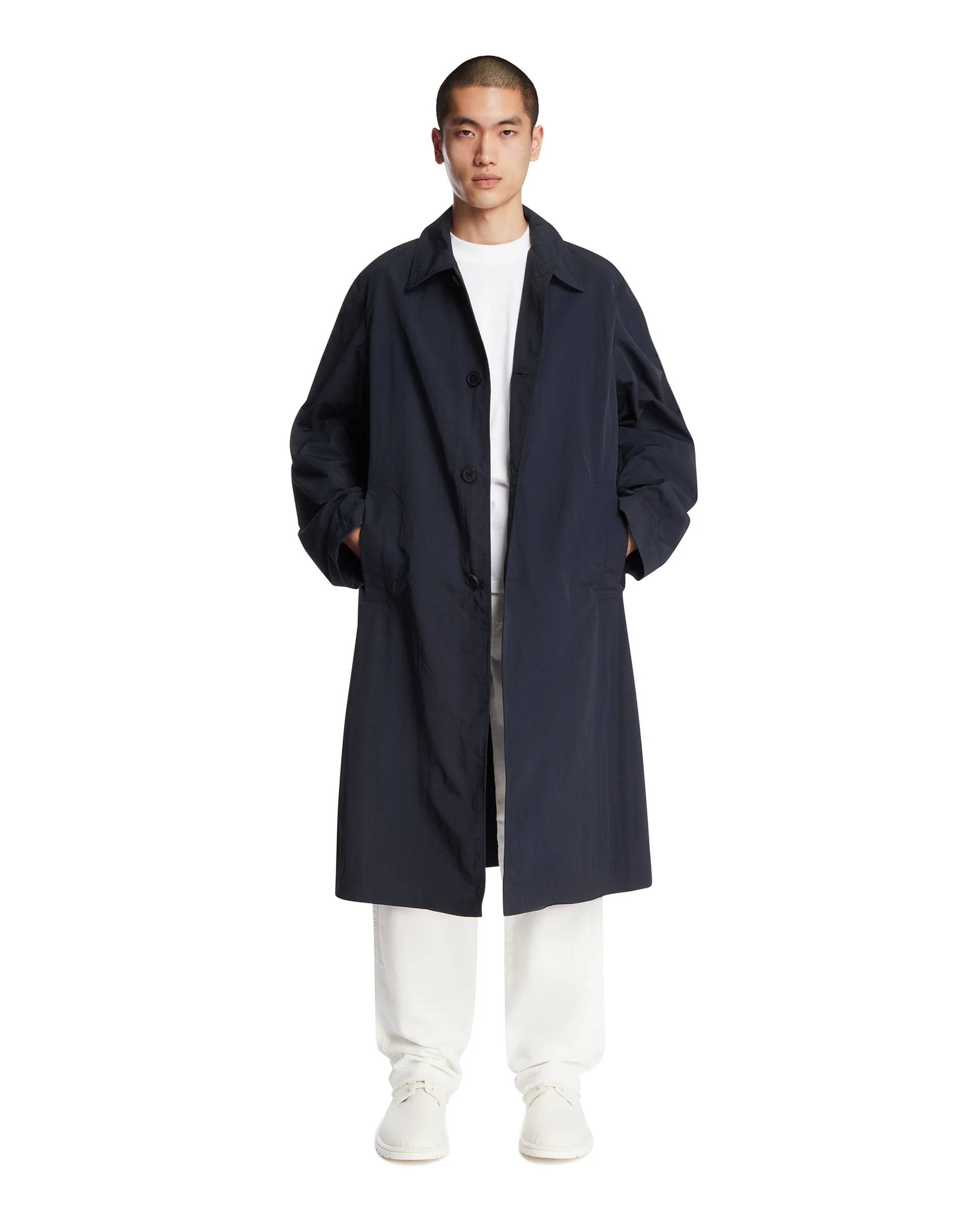 Trench Con Colletto Blu - Image 3