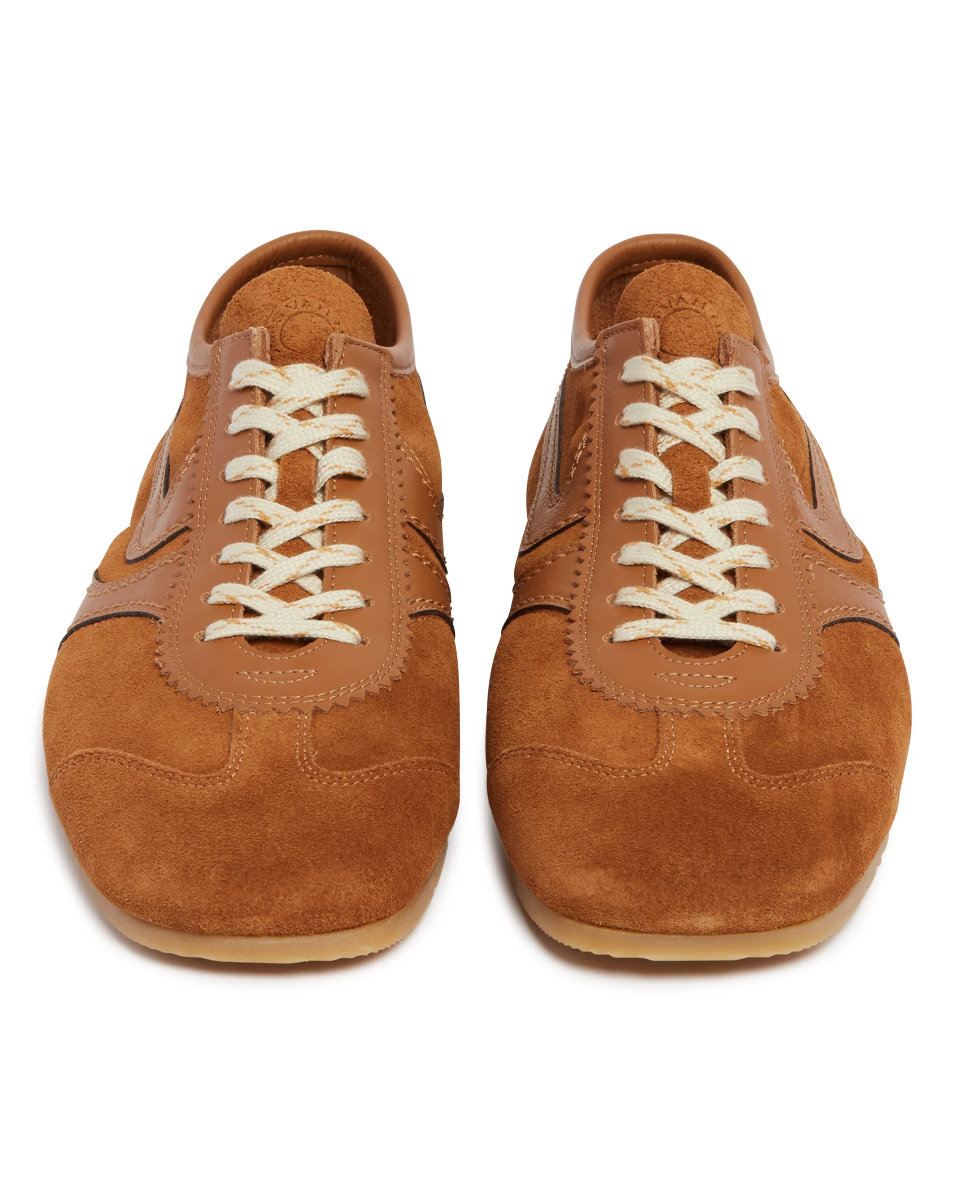 Sneakers In Suede Marroni - Image 5
