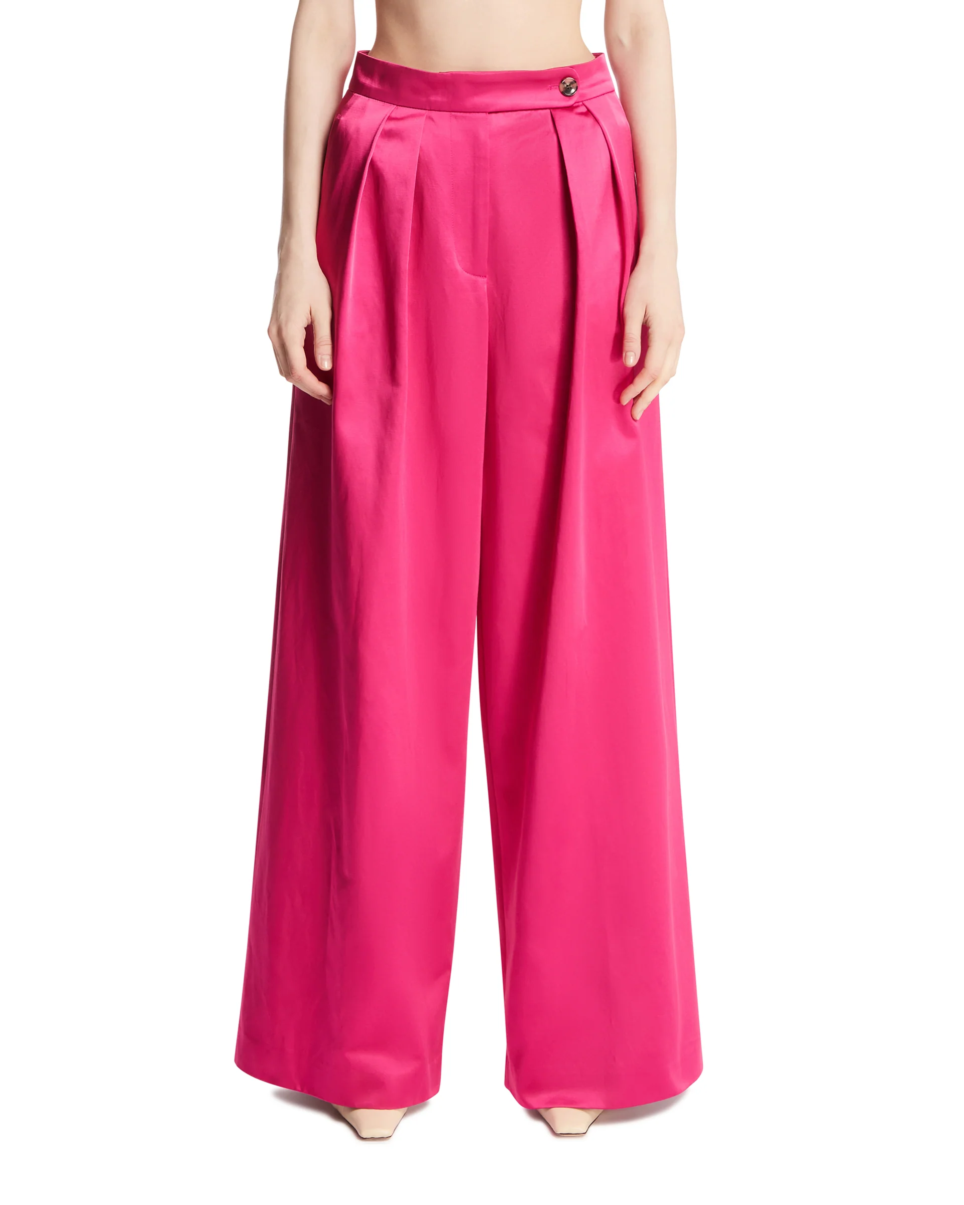 Pantaloni Ampi Rosa