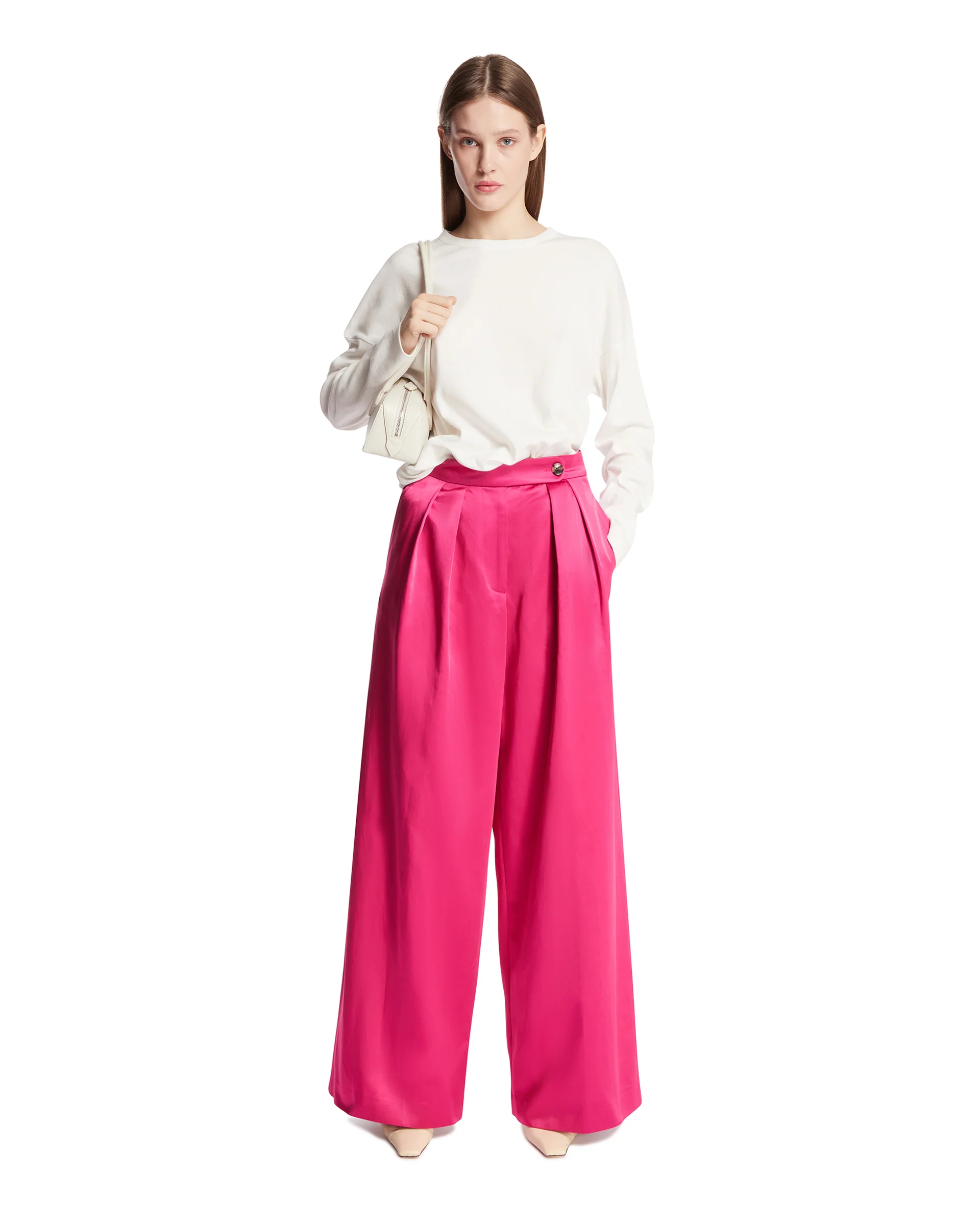 Pantaloni Ampi Rosa - Image 3