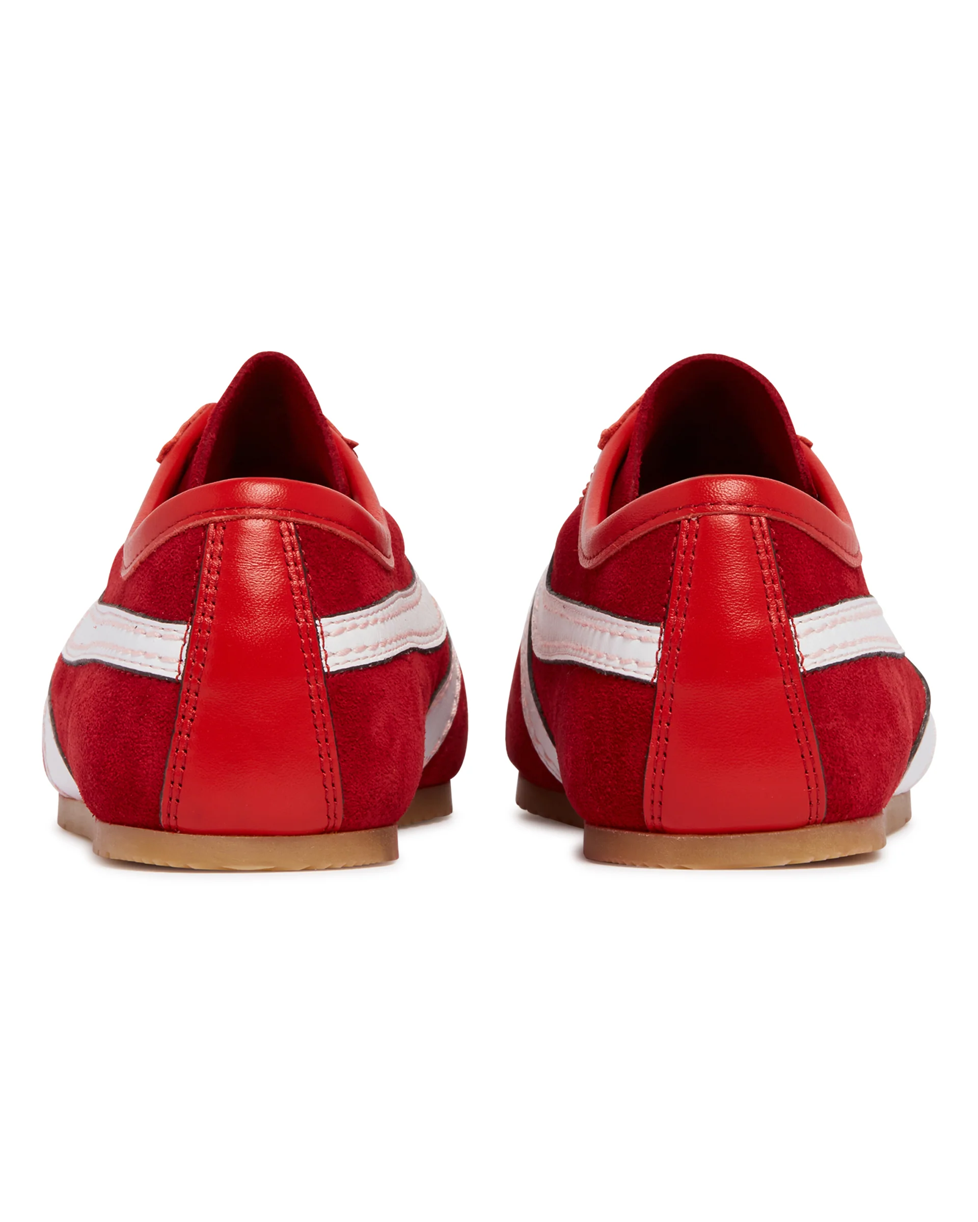 Sneakers In Suede Rosse - Image 6