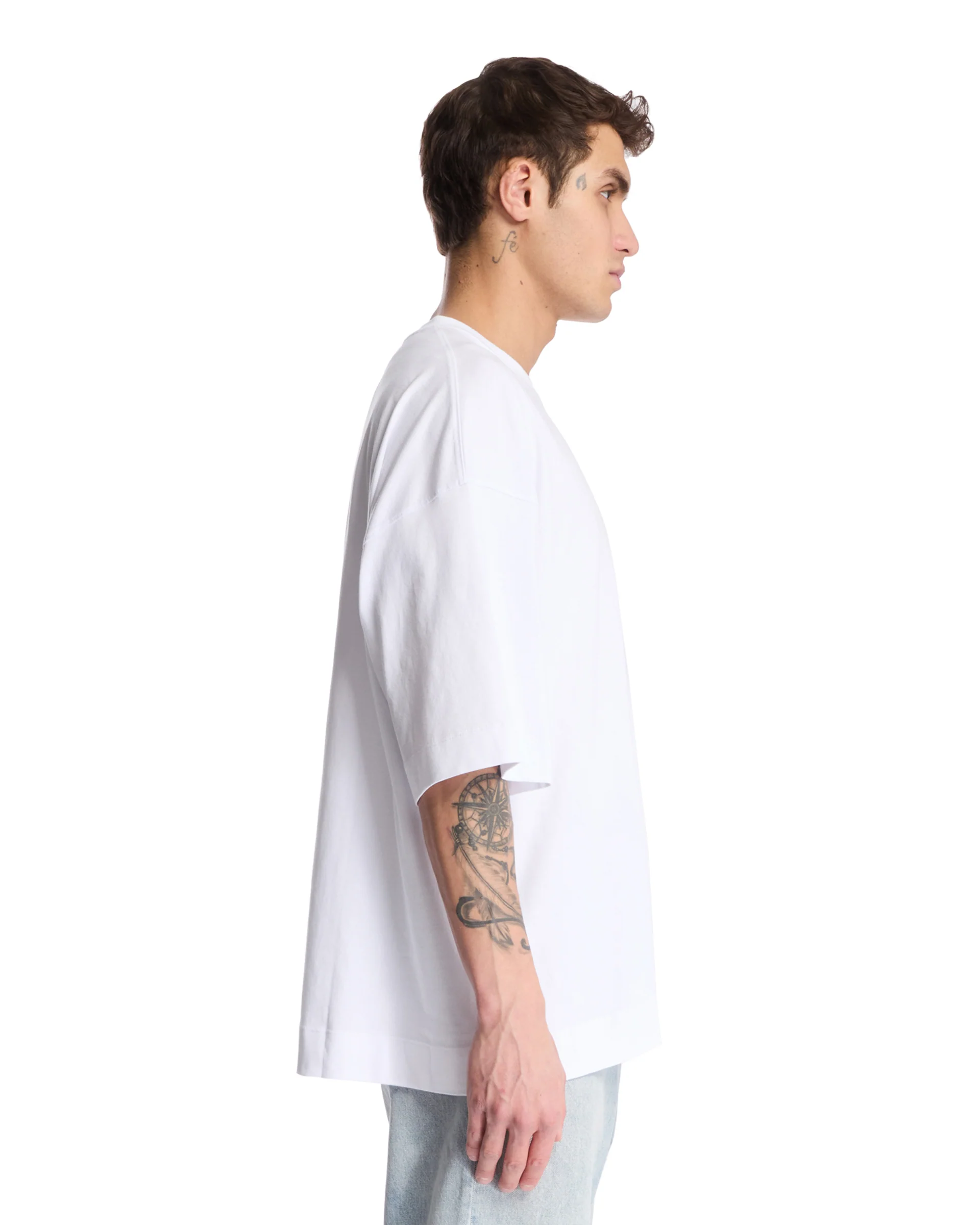 T-Shirt In Cotone Bianca - Image 4
