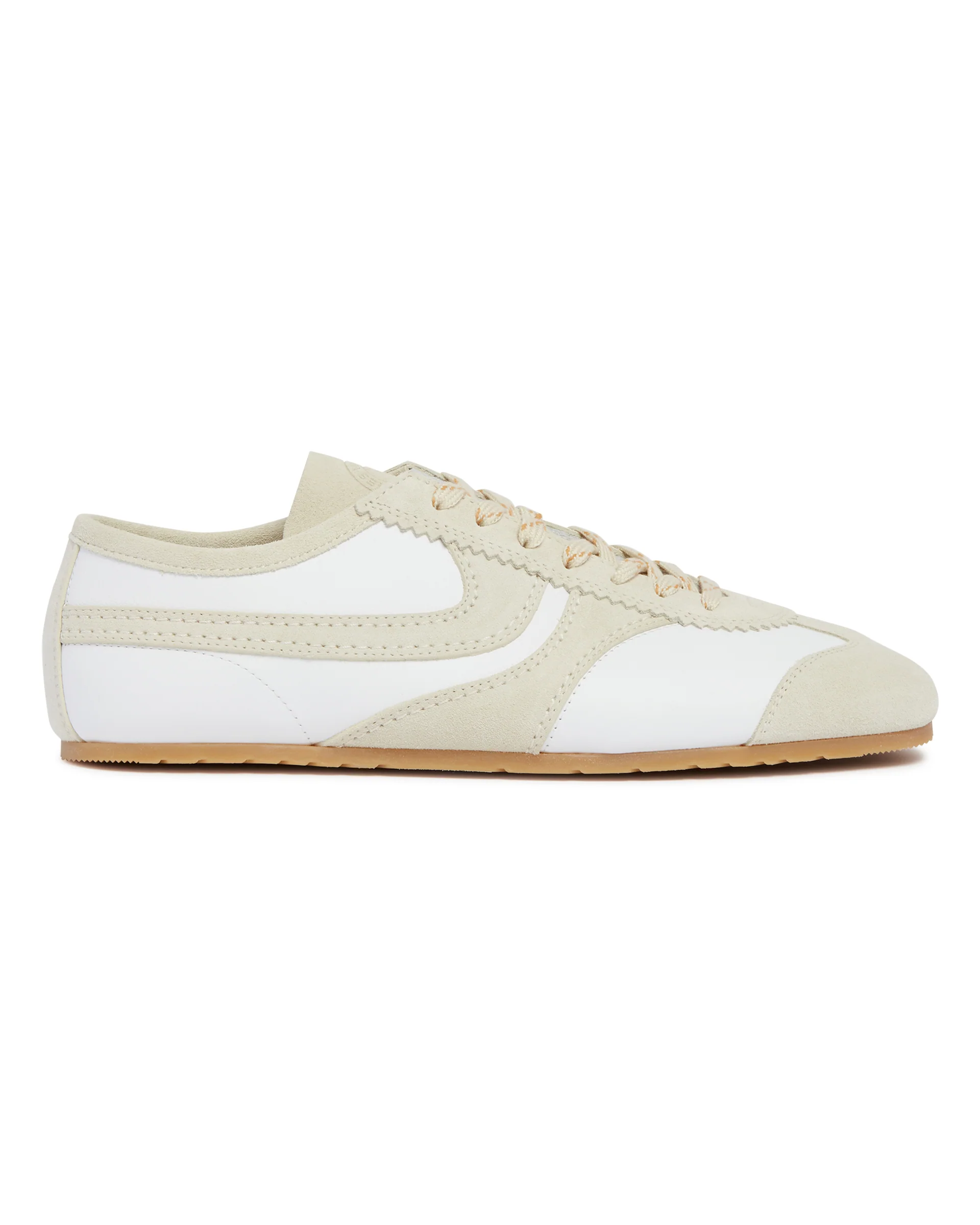 Sneakers In Suede Bianche - Image 2
