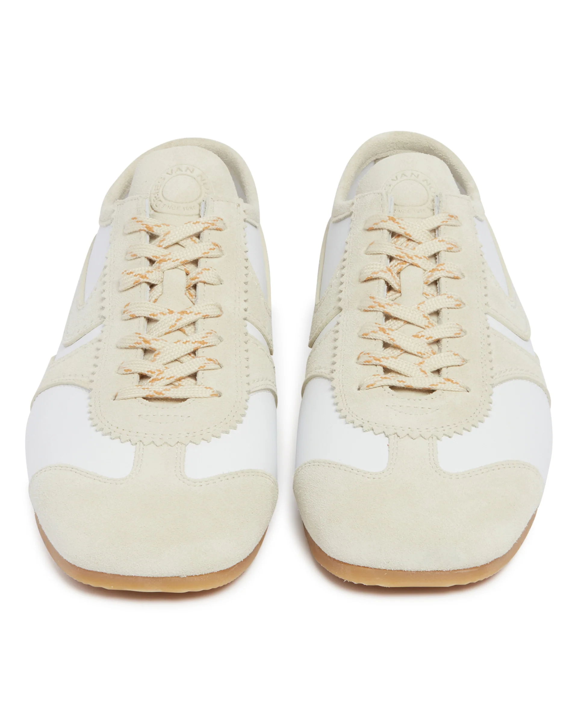 Sneakers In Suede Bianche - Image 5
