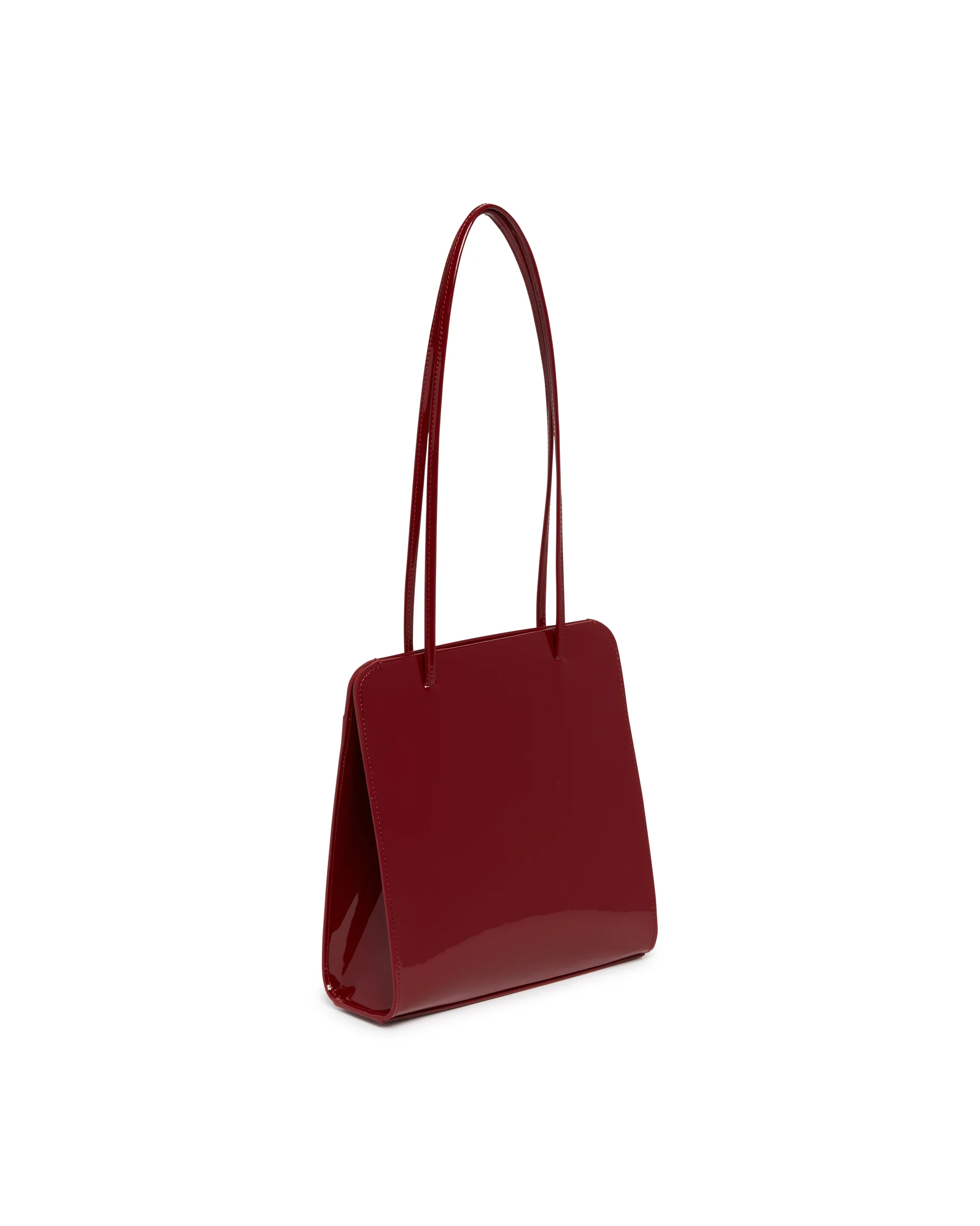 Borsa Lisse In Pelle Rossa - Image 5