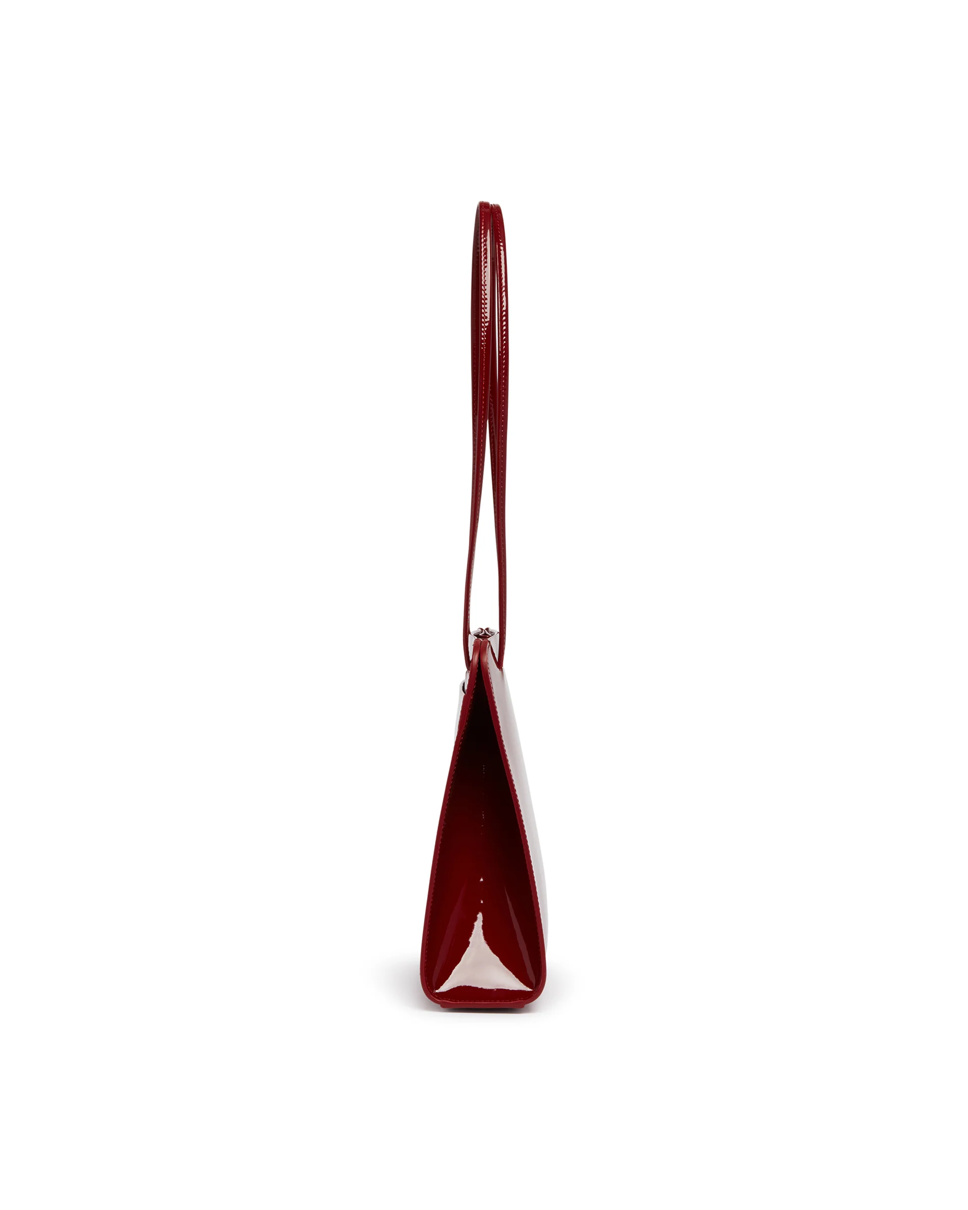 Borsa Lisse In Pelle Rossa - Image 7