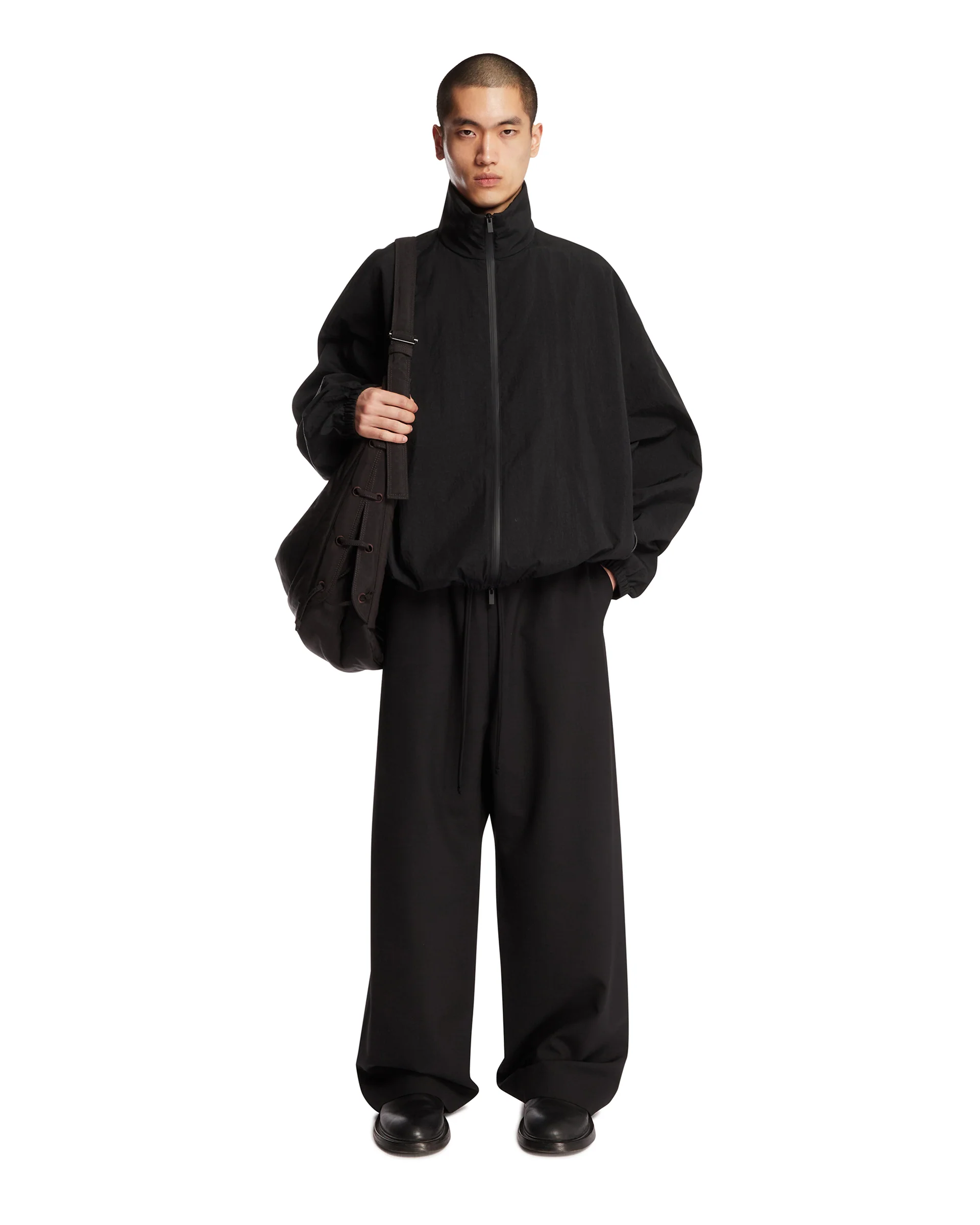Pantaloni In Lana Neri - Image 3