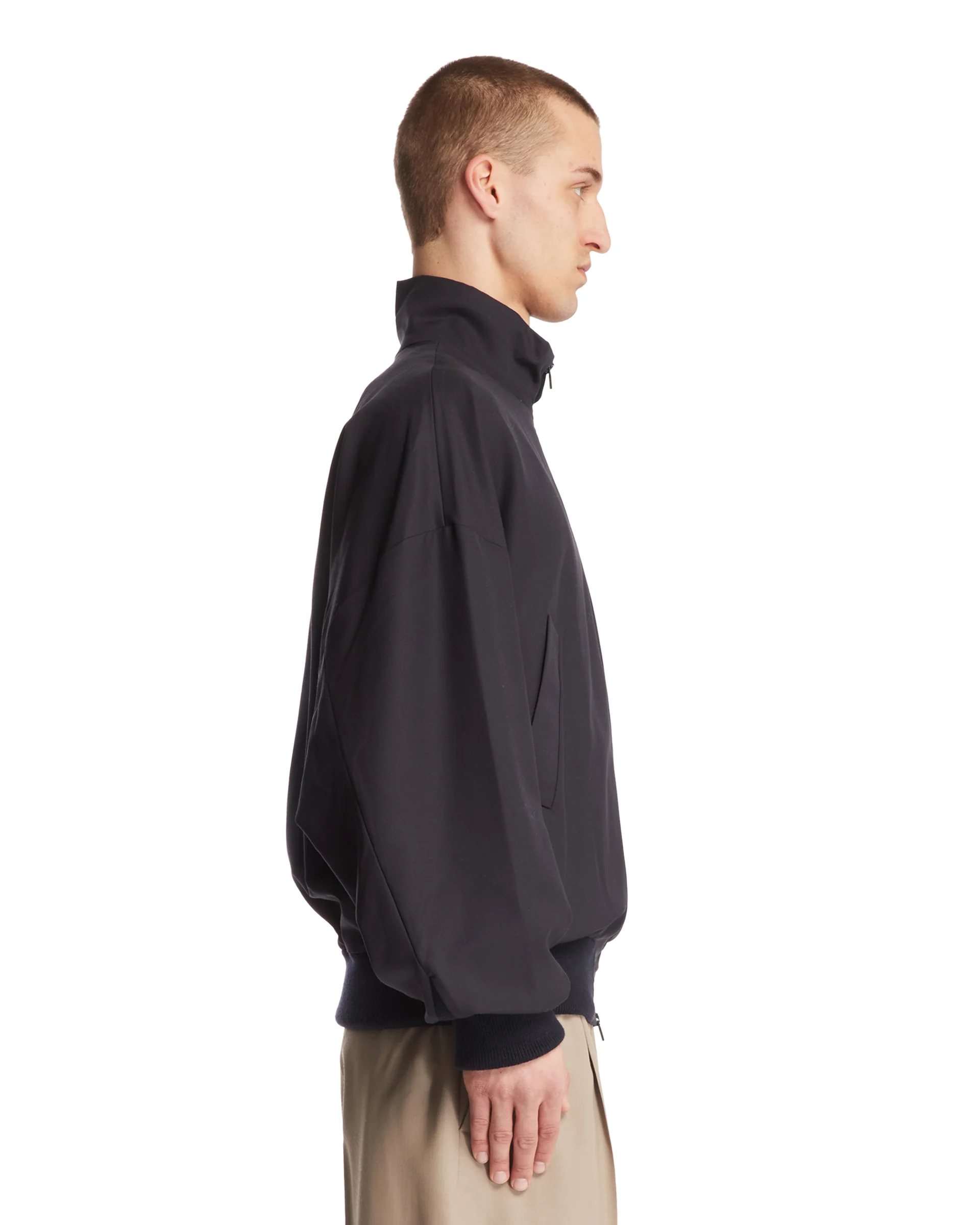 Bomber A Collo Alto Blu - Image 4