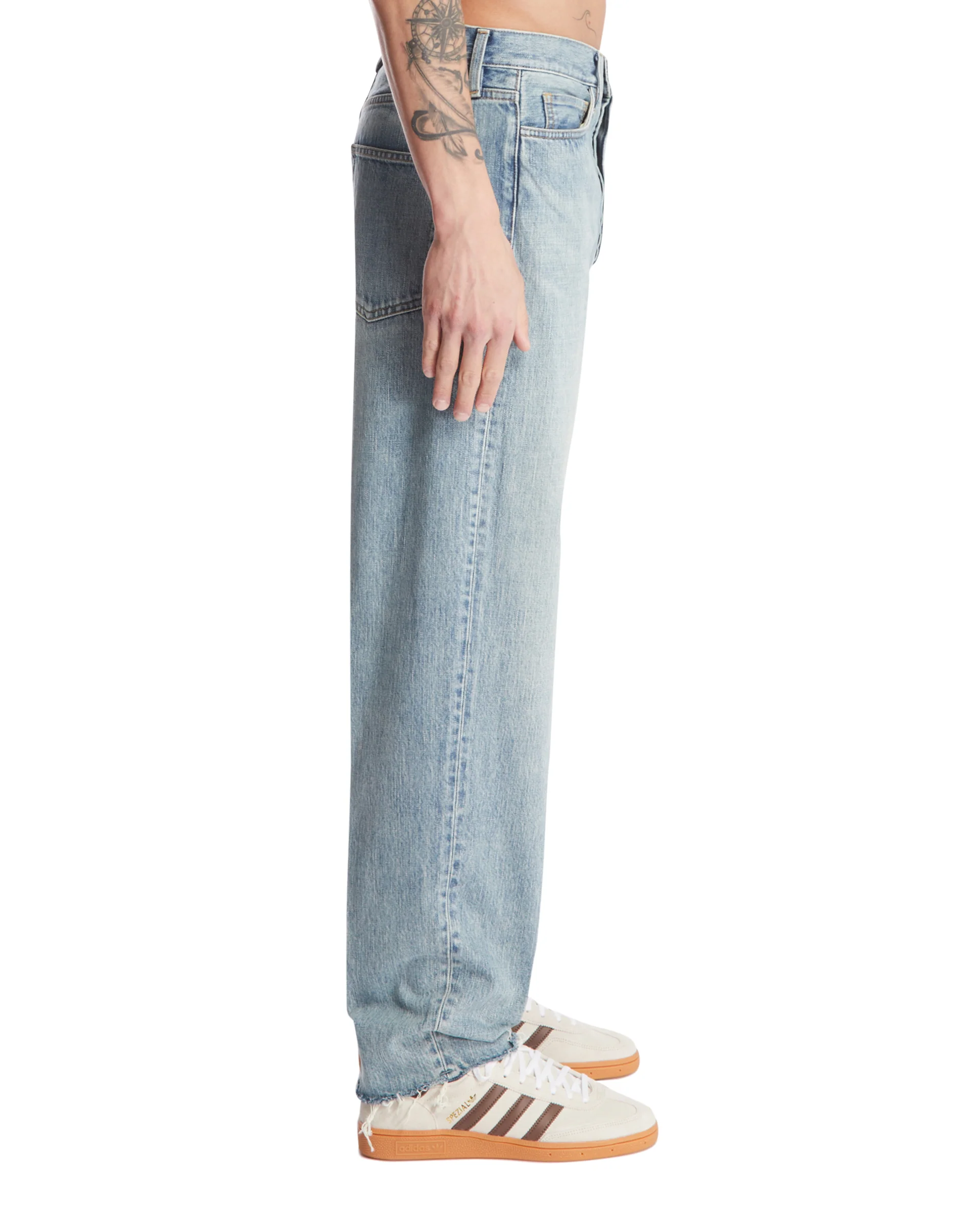 Jeans Con Pieghe Blu - Image 4