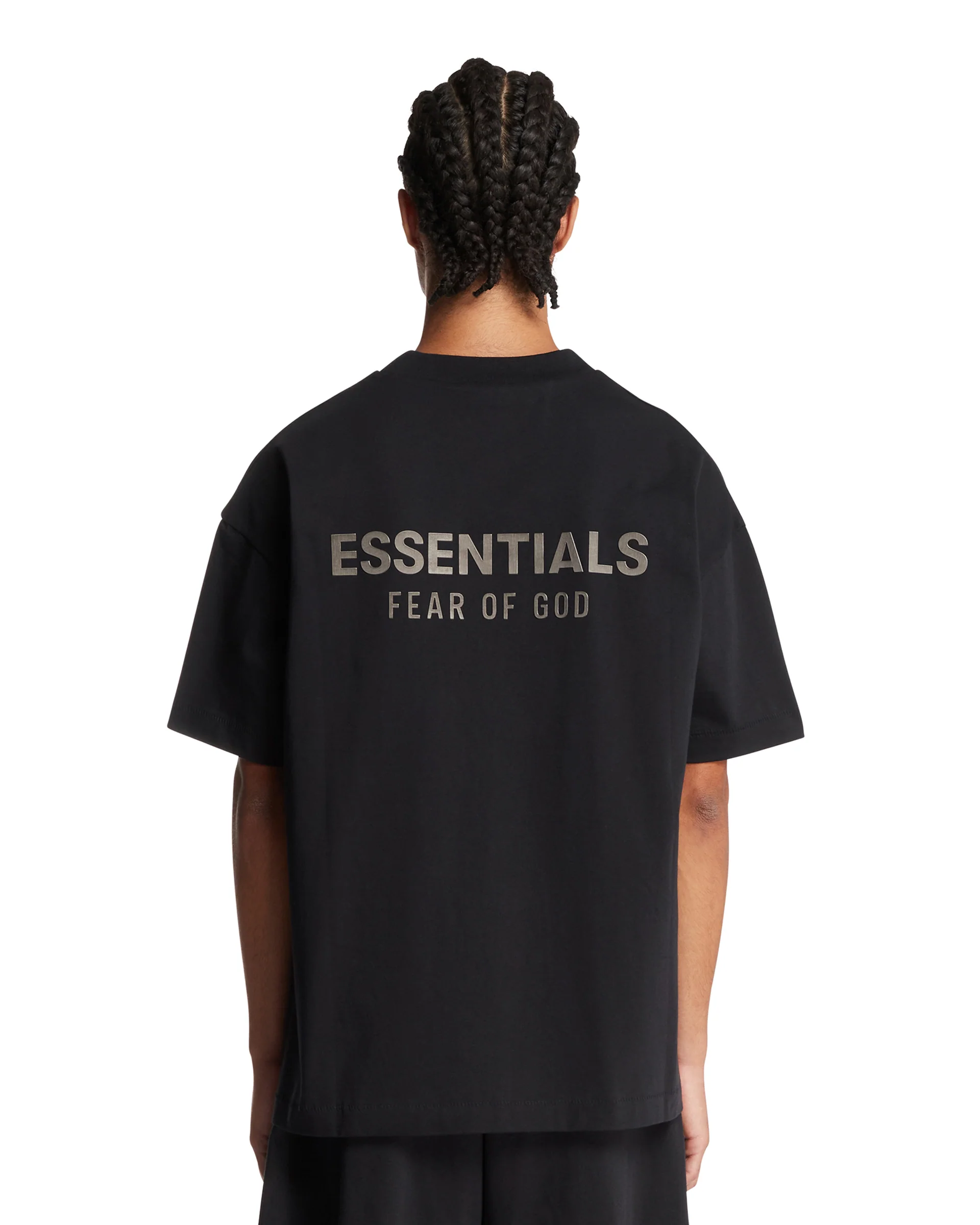 T-Shirt Classica In Cotone Nera - Image 5