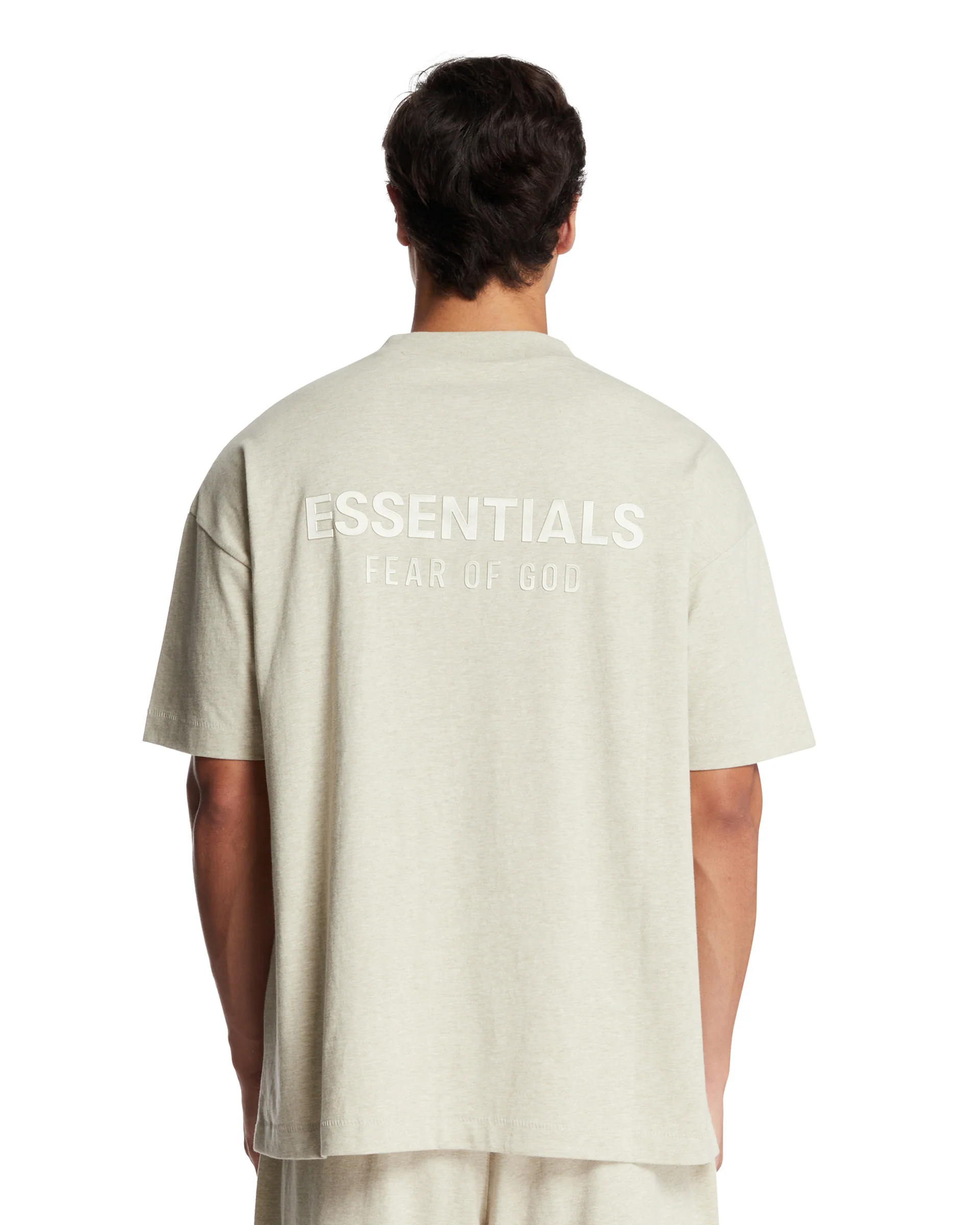 T-shirt In Cotone Con Logo Grigia - Image 5