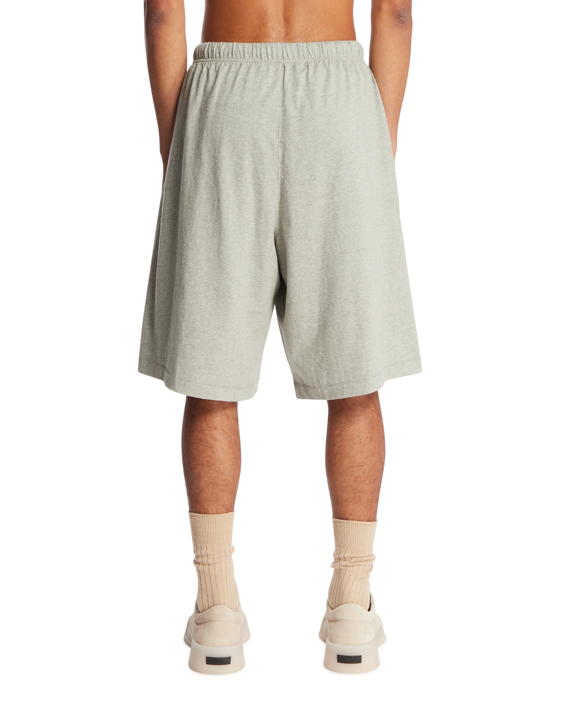 Pantaloncini Relaxed In Cotone Grigi - Image 5
