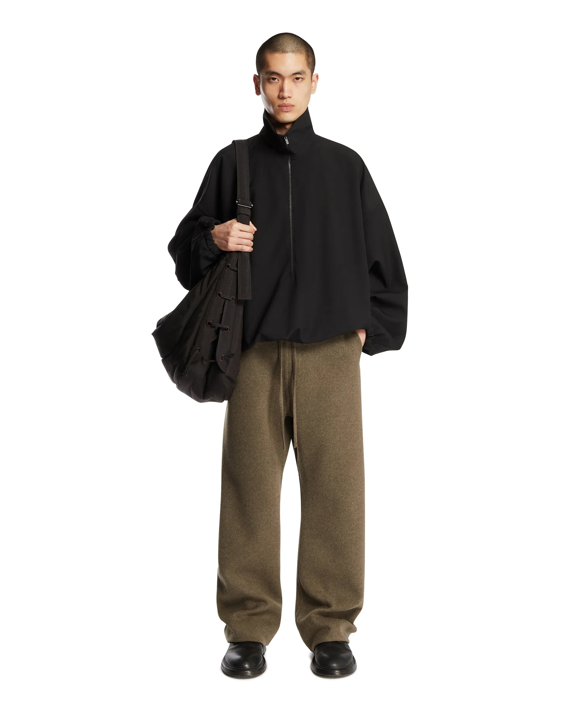 Pantaloni In Cashmere E Lana Verdi - Image 3