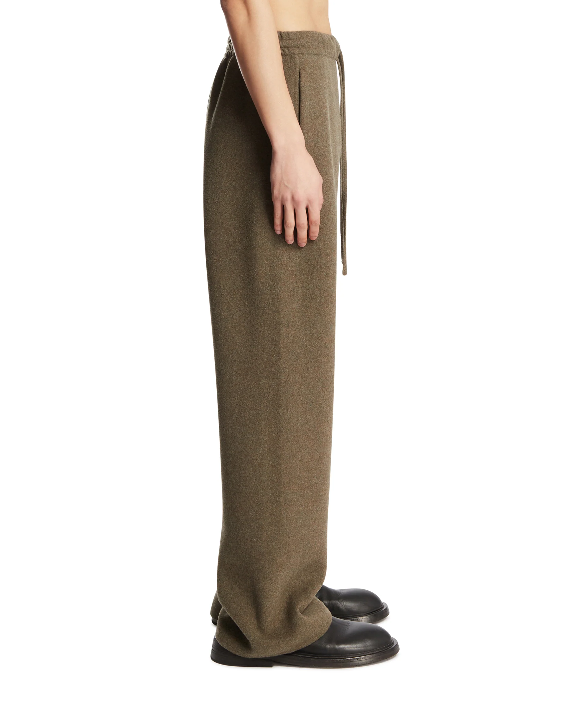 Pantaloni In Cashmere E Lana Verdi - Image 4