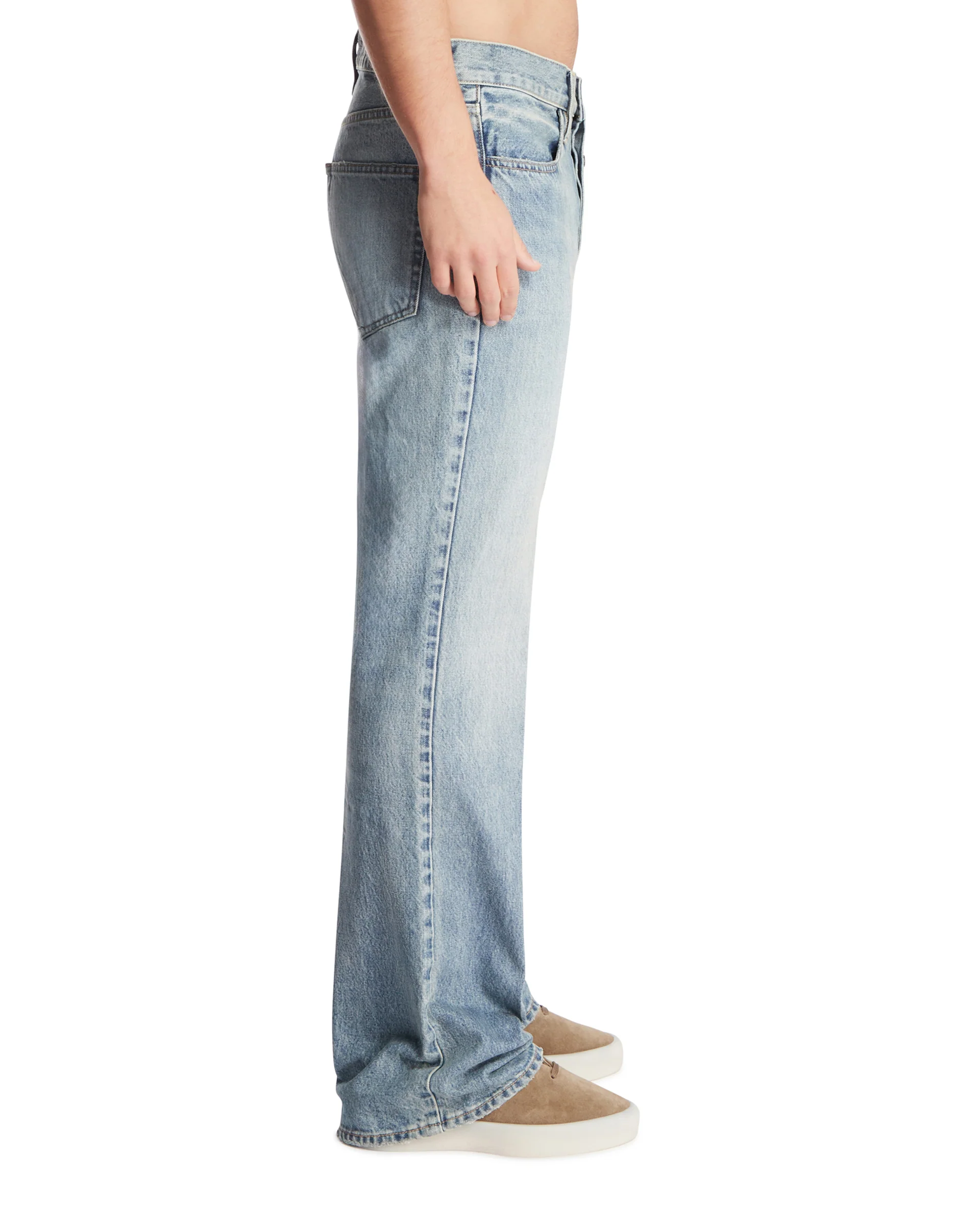 Jeans 70s In Cotone Blu - Image 4