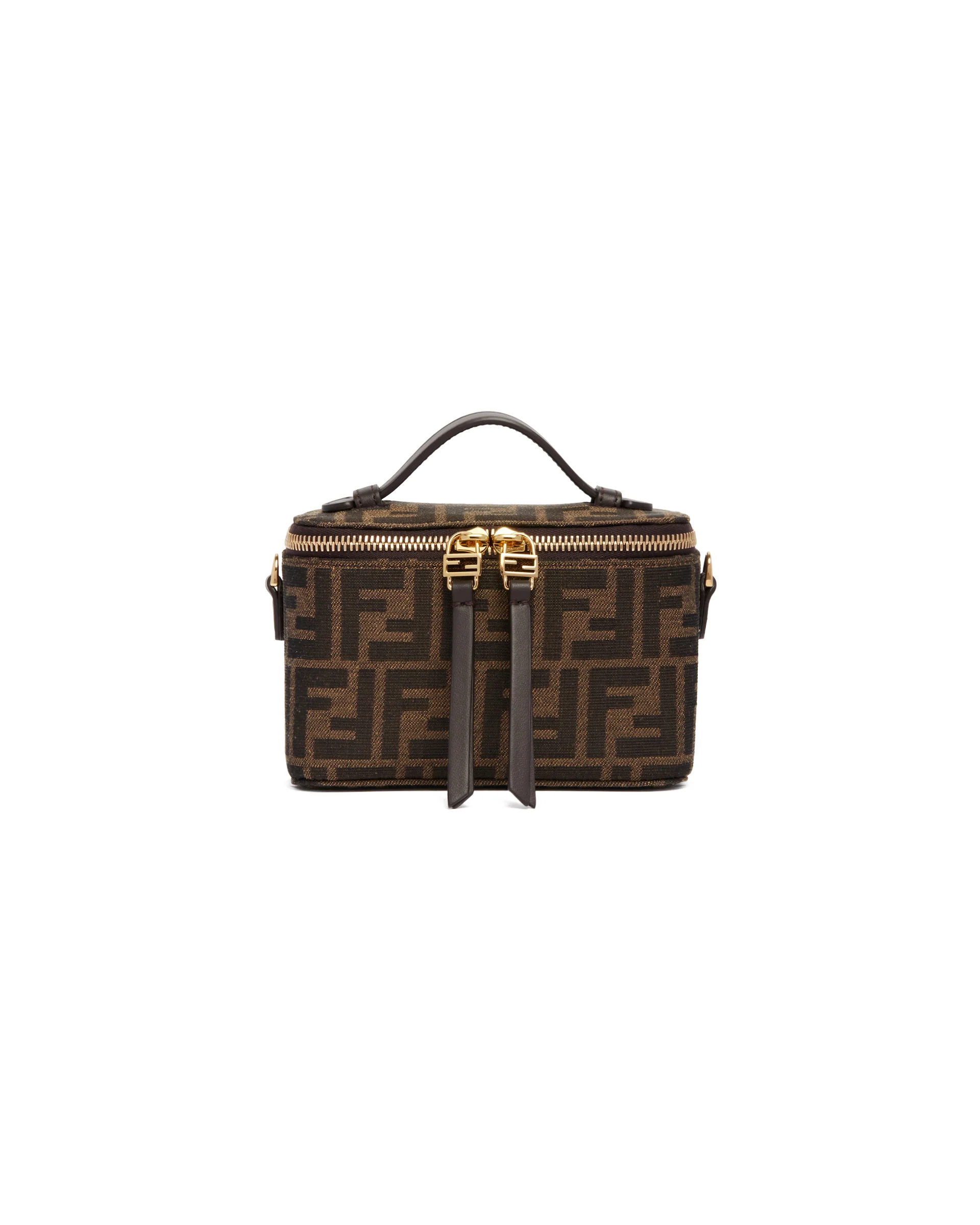 Minibag Vanity FF Jacquard Marrone - Image 2