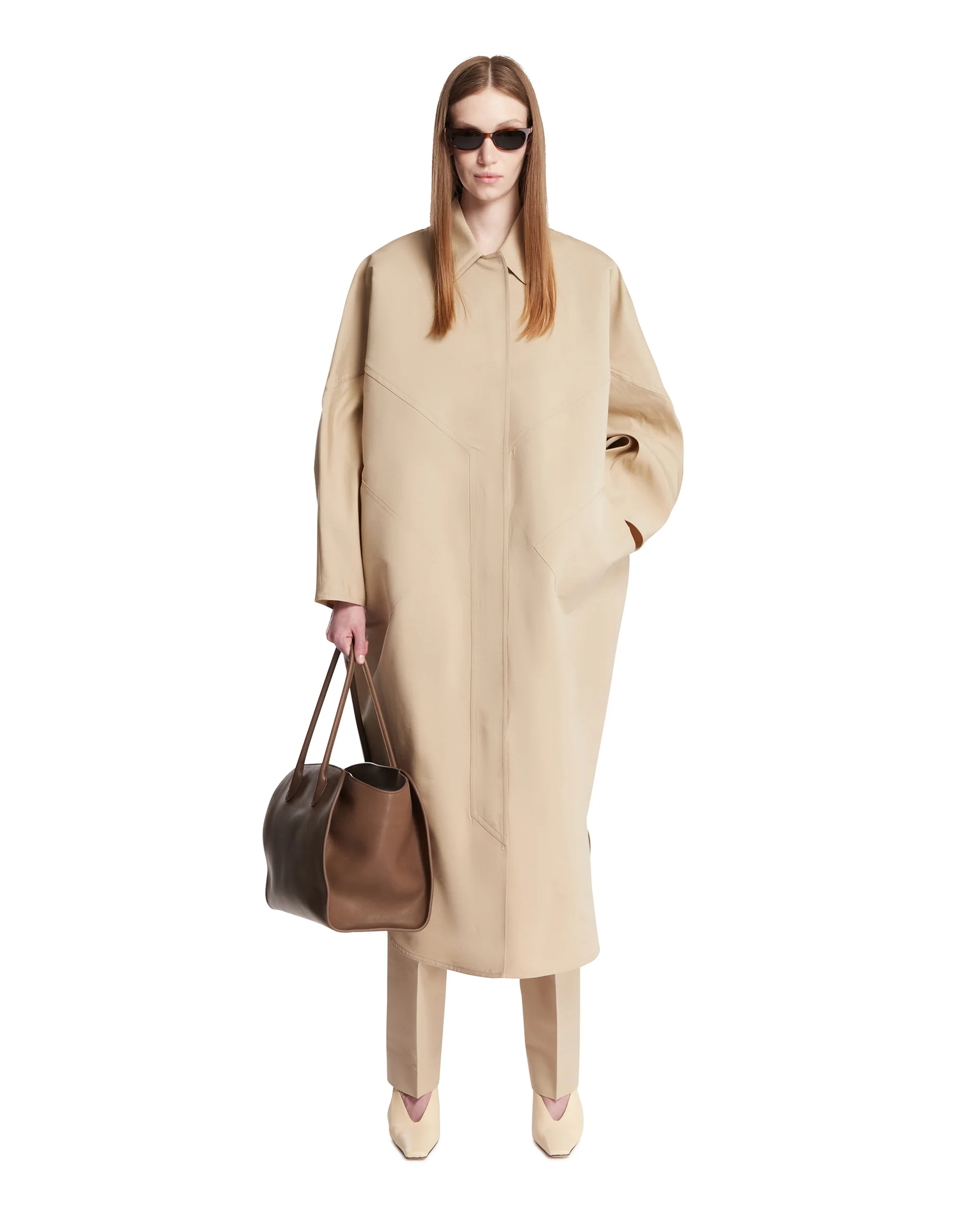 Parka Vada In Cotone Beige - Image 3