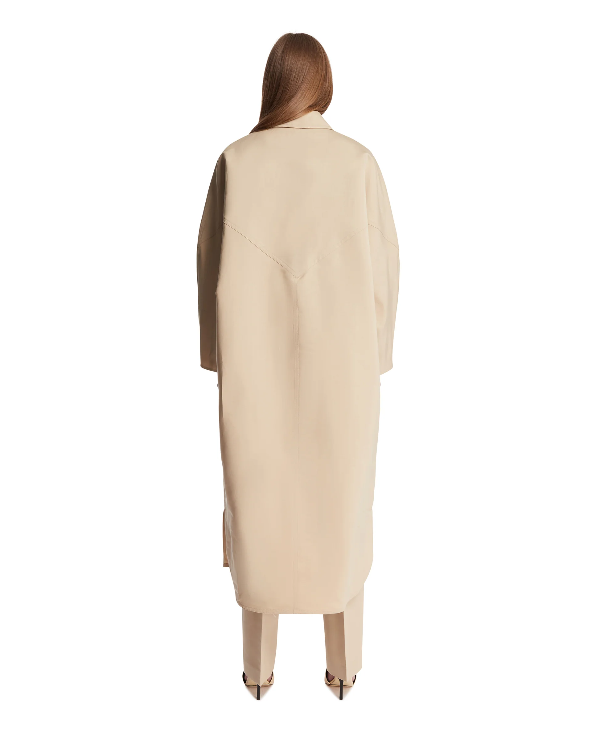 Parka Vada In Cotone Beige - Image 5
