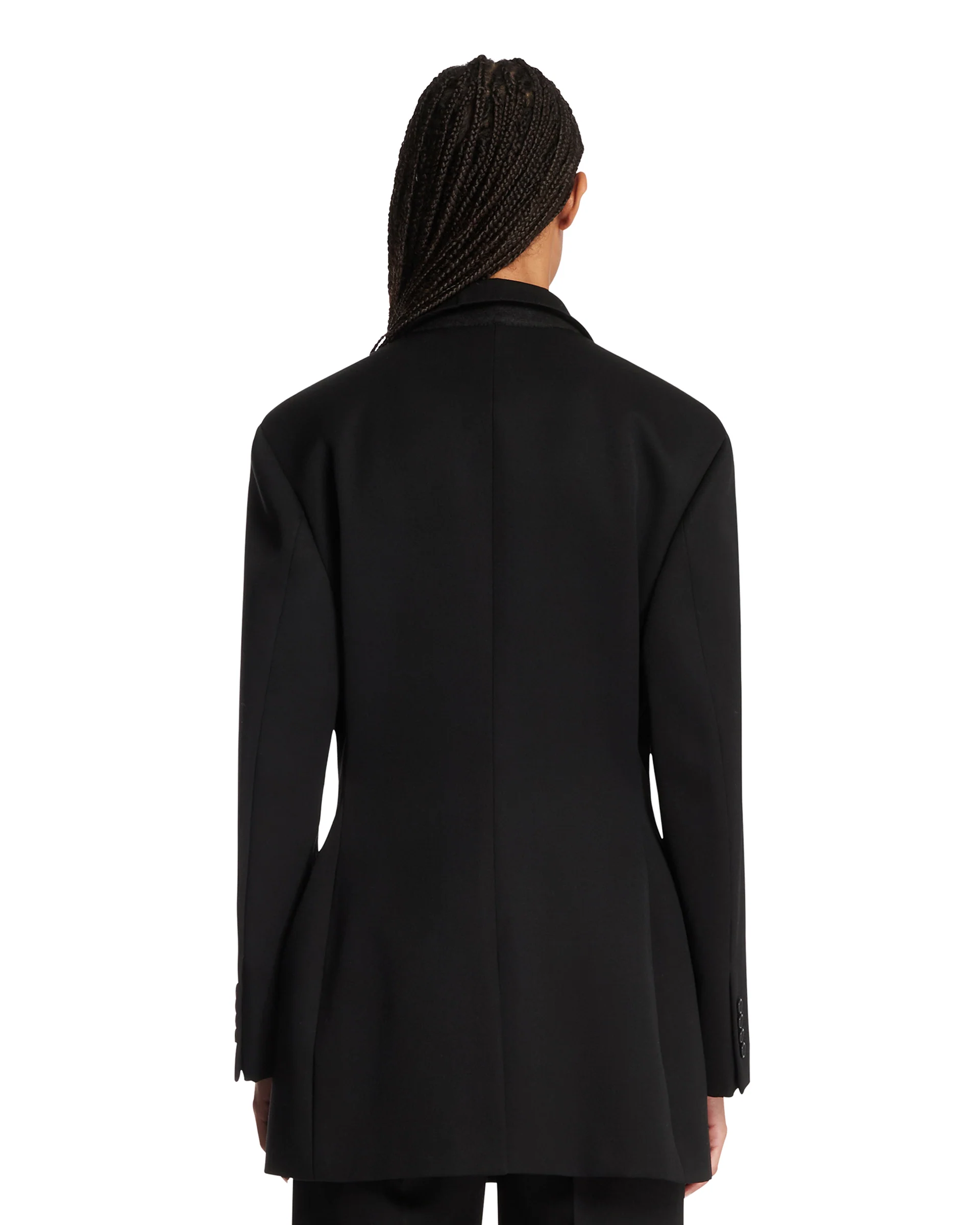 Blazer Malina In Lana Nero - Image 5