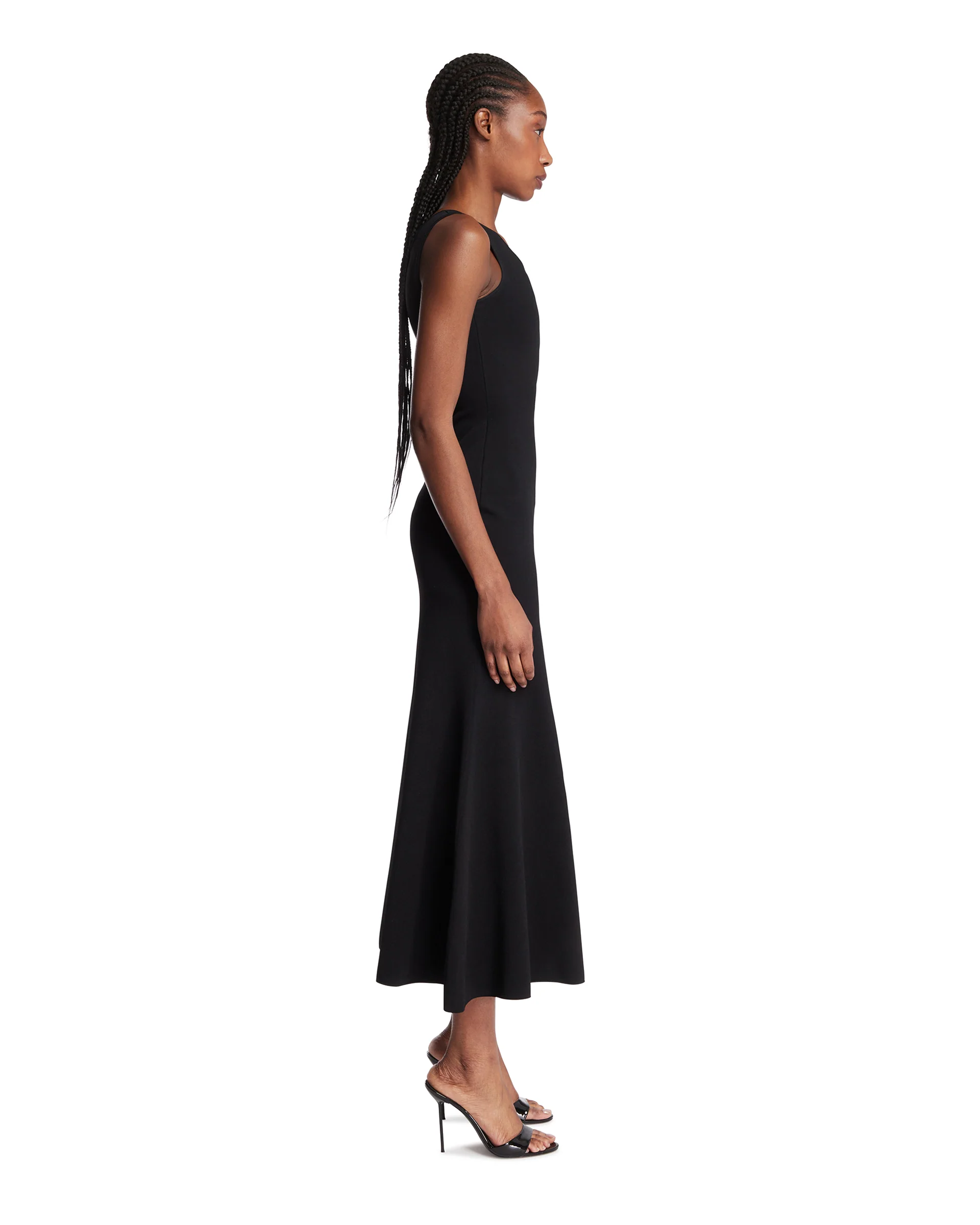 Abito Off-Shoulder Midi Nero - Image 4